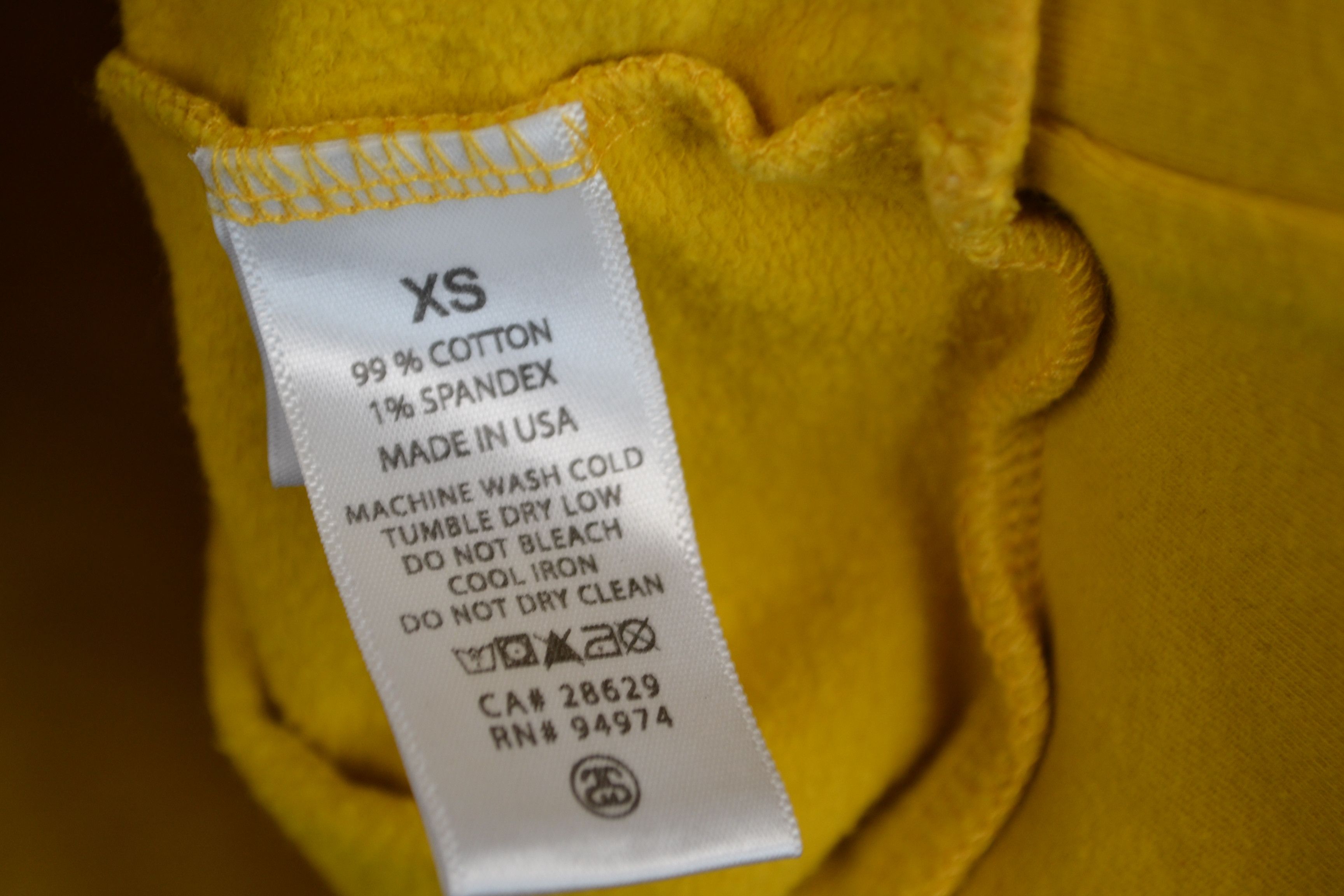 Stussy Stussy XS Yin-Yang Logo Sweatshirt Logo Yellow Made in USA Size US XS / EU 42 / 0 - 7 Thumbnail
