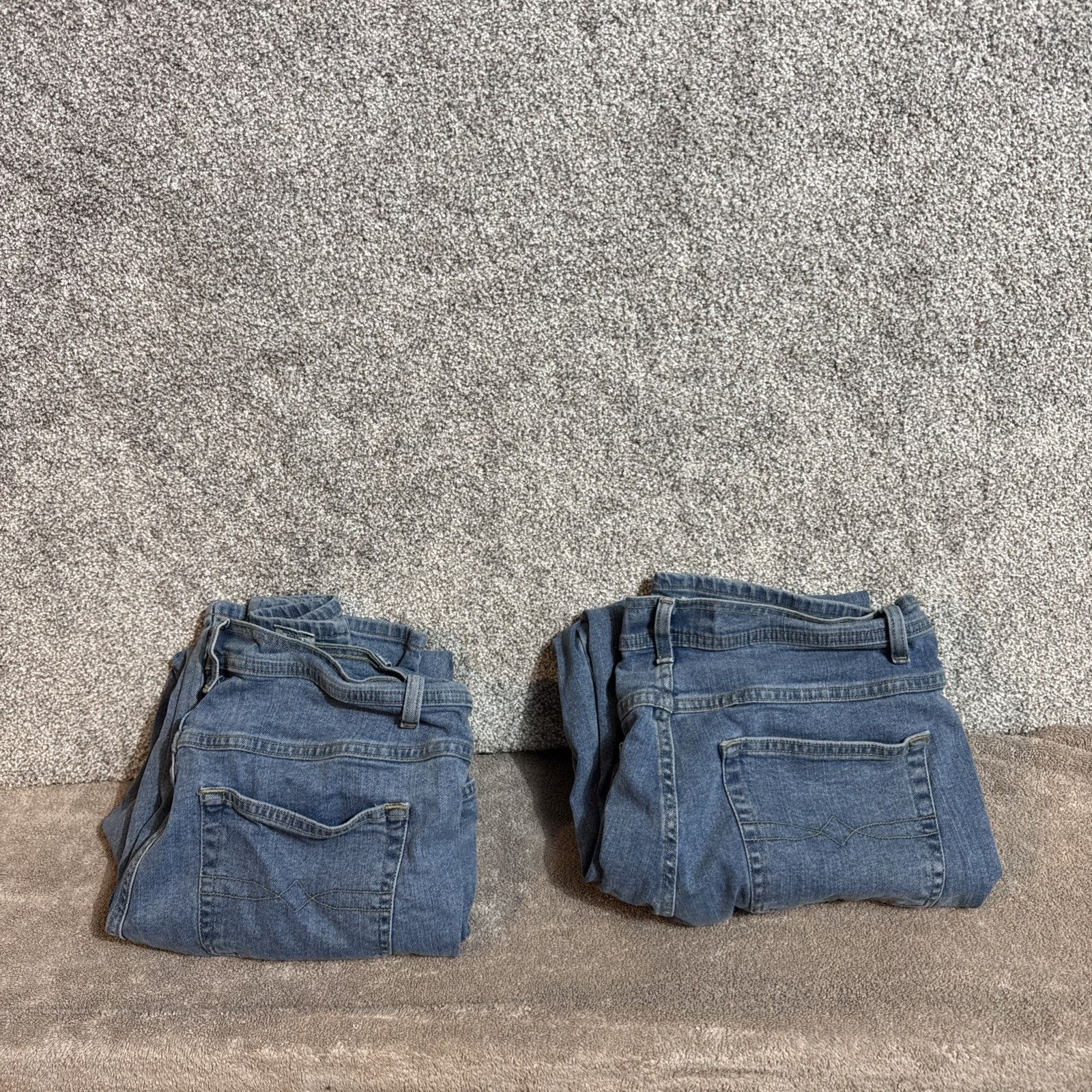 Faded Glory Lot of 2 Faded Glory Mom Jeans Womens 16W Plus Petite Size 38" / US 16 / IT 52 - 1 Thumbnail