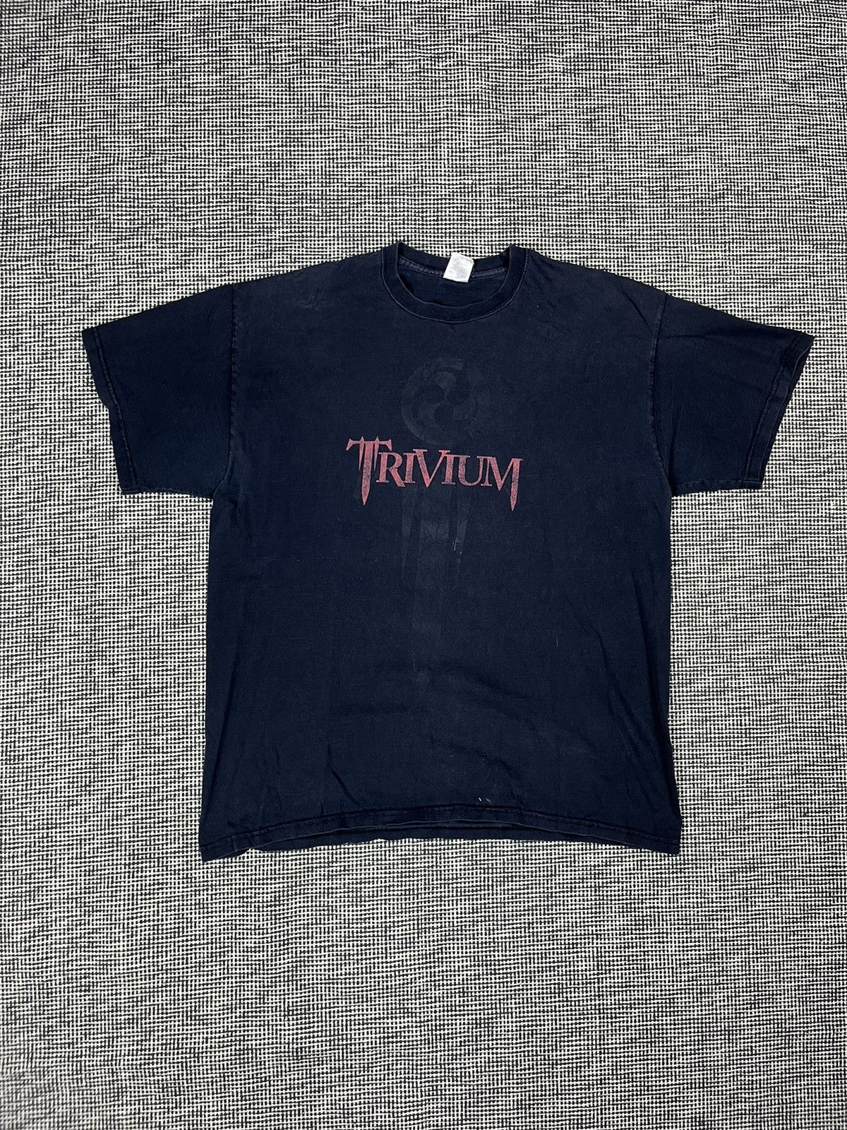 Band Tees × Vintage vintage y2k trivium trash metal band tee sick fade Size US XL / EU 56 / 4 - 1 Thumbnail