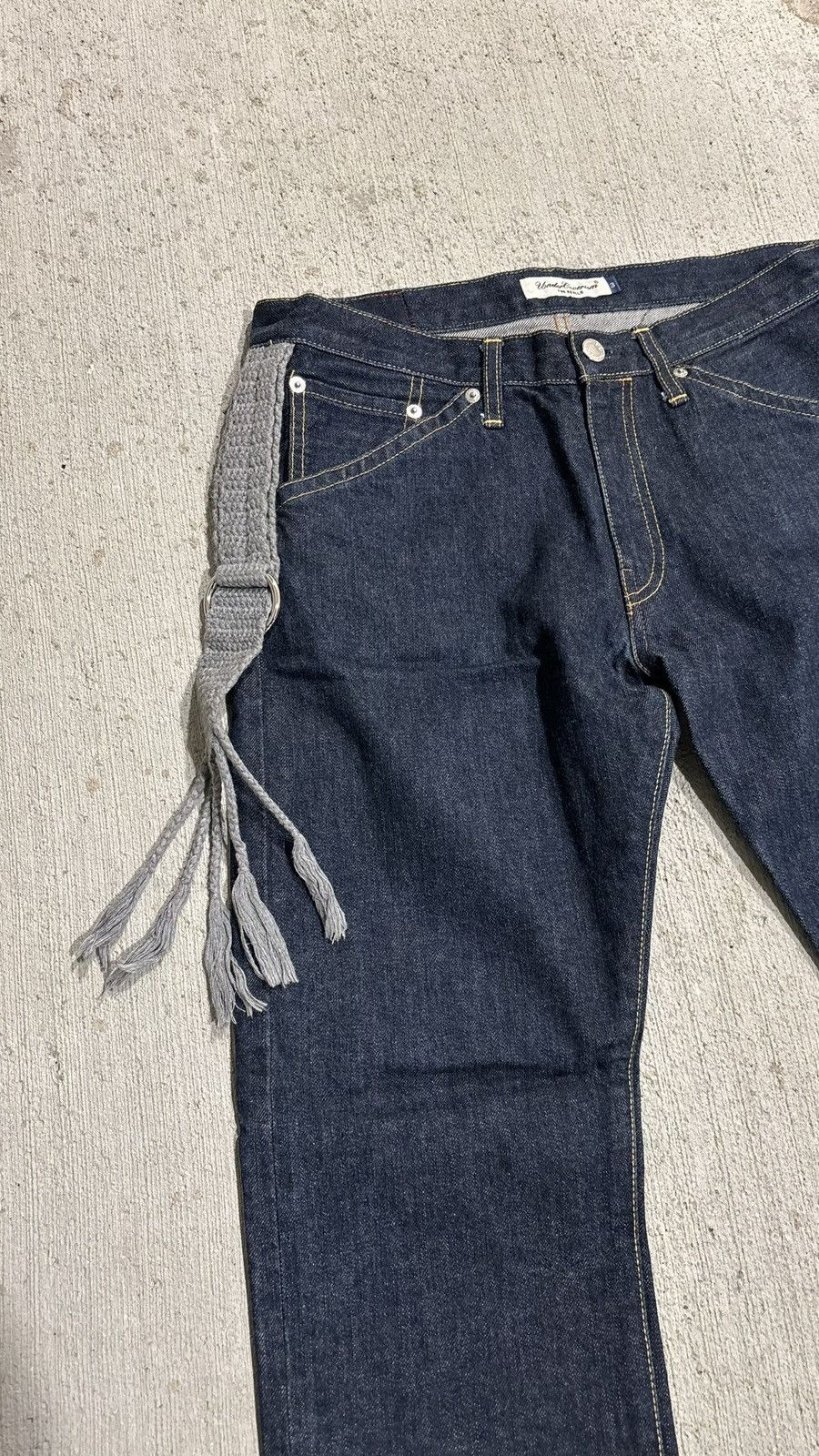Jun Takahashi × Undercover Undercover SS2008 Summer Madness Tassels Denim Size US 32 / EU 48 - 2 Thumbnail