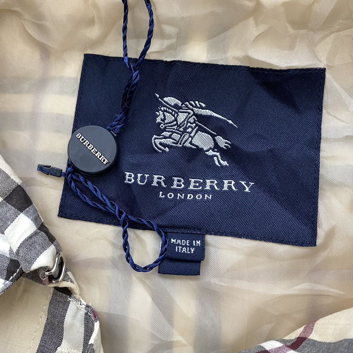 Burberry Vintage BURBERRYS LONDON Italy Nova Check Tartan Parka Coat Size US M / EU 48-50 / 2 - 5 Thumbnail