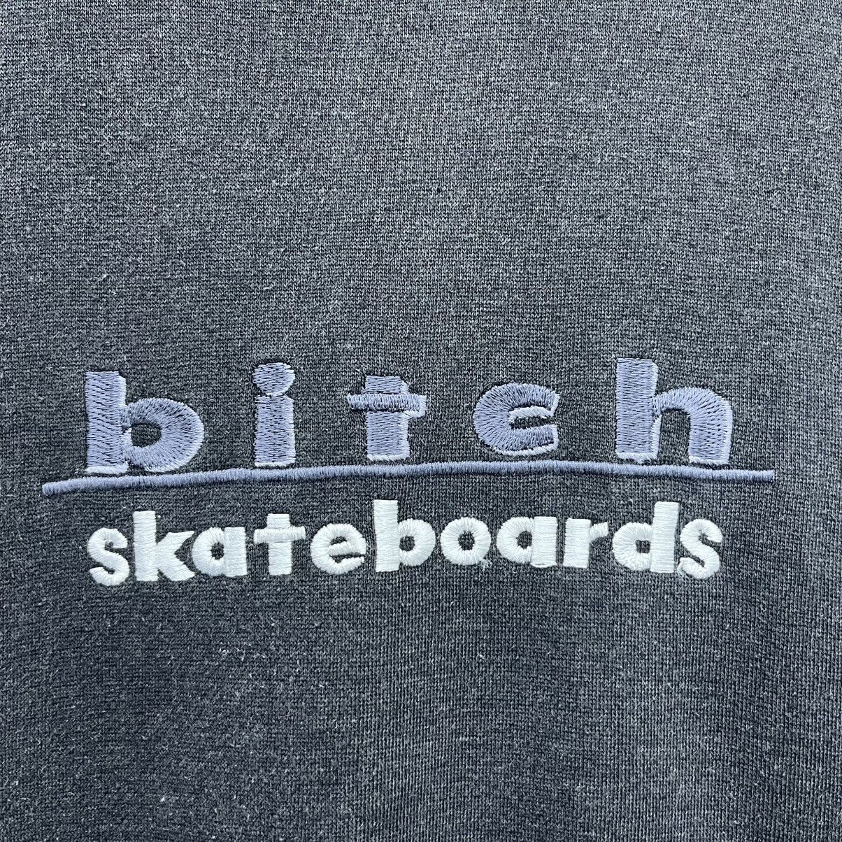 Vintage Vintage 90s Bitch Skateboards Embroidered Sweatshirt Size US M / EU 48-50 / 2 - 5 Thumbnail