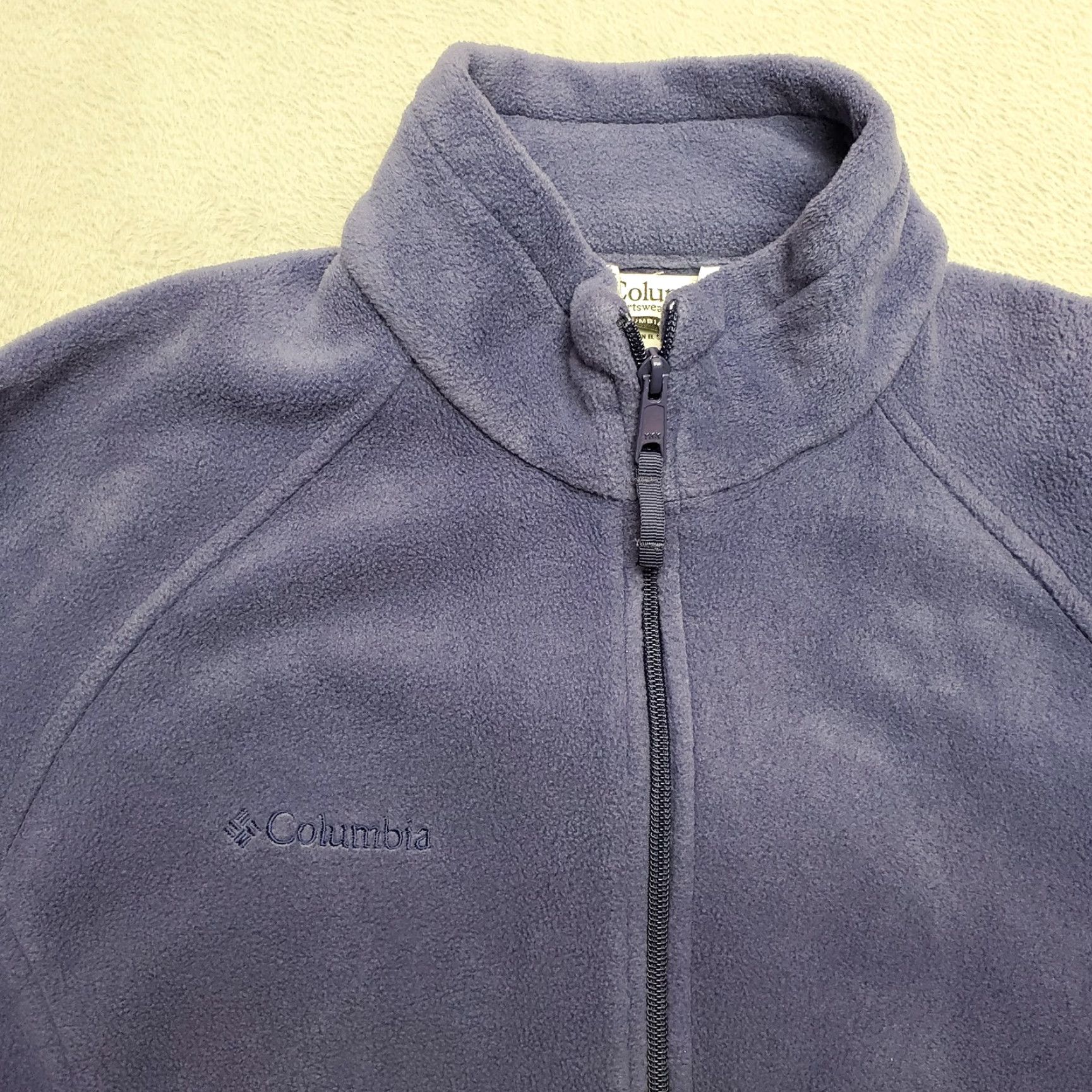 Vintage VINTAGE Columbia Jacket Womens Large Purple Full Zip Fleece Hike Camping outdoor Gorp Size L / US 10 / IT 46 - 2 Thumbnail