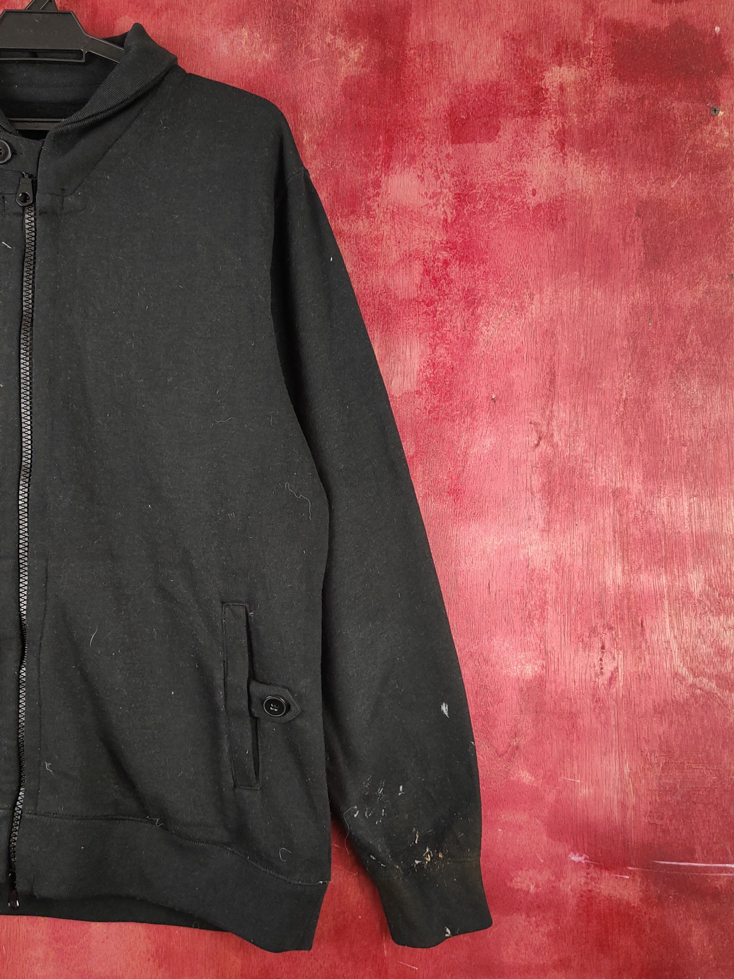 George × Japanese Brand × Vintage George Black ripped distressed Sweaters #S2117 Size US L / EU 52-54 / 3 - 7 Thumbnail