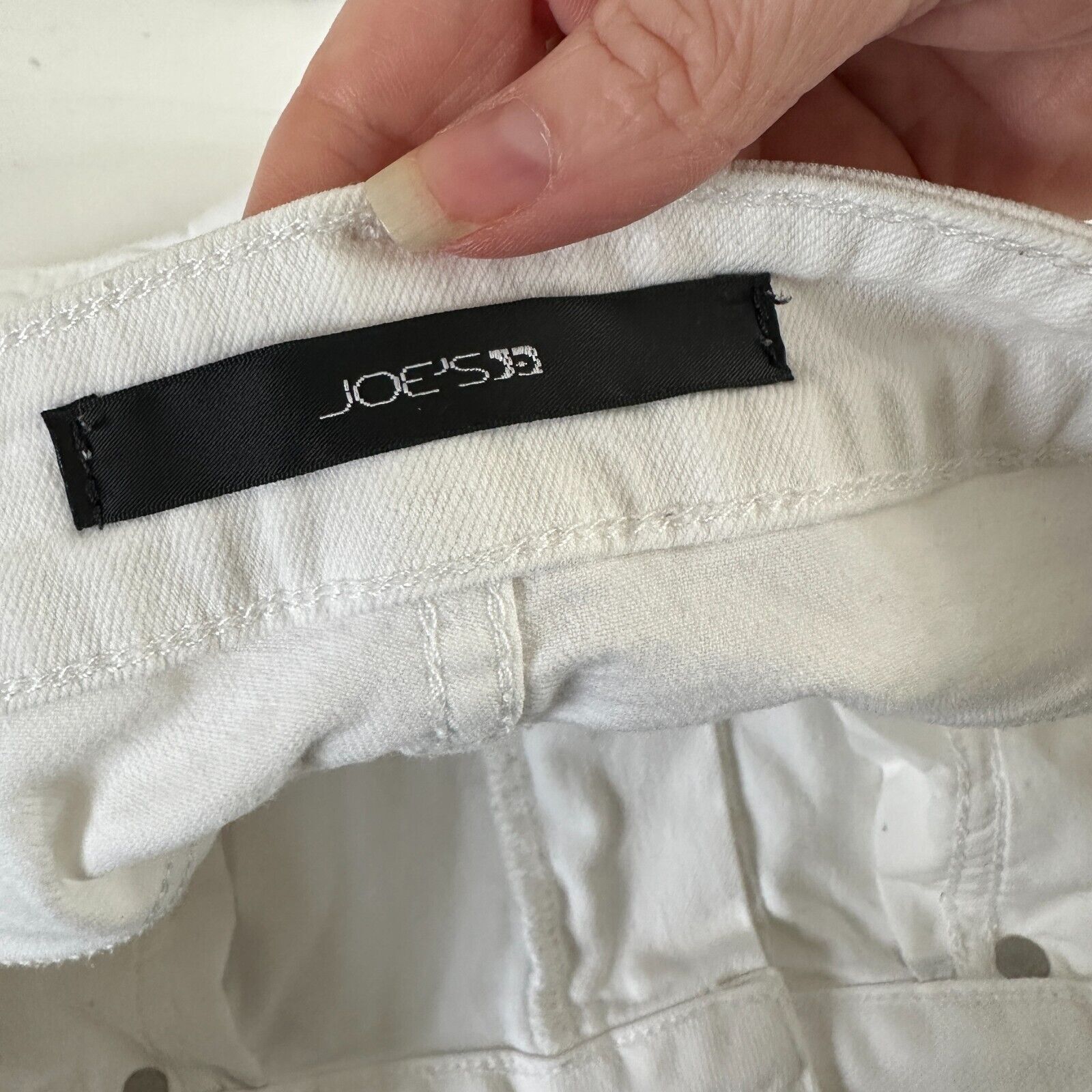 Other Joe's Jeans White Low-Rise Skinny Ankle Juliet Crop Jeans 30 Size 30" / US 8 / IT 44 - 9 Thumbnail