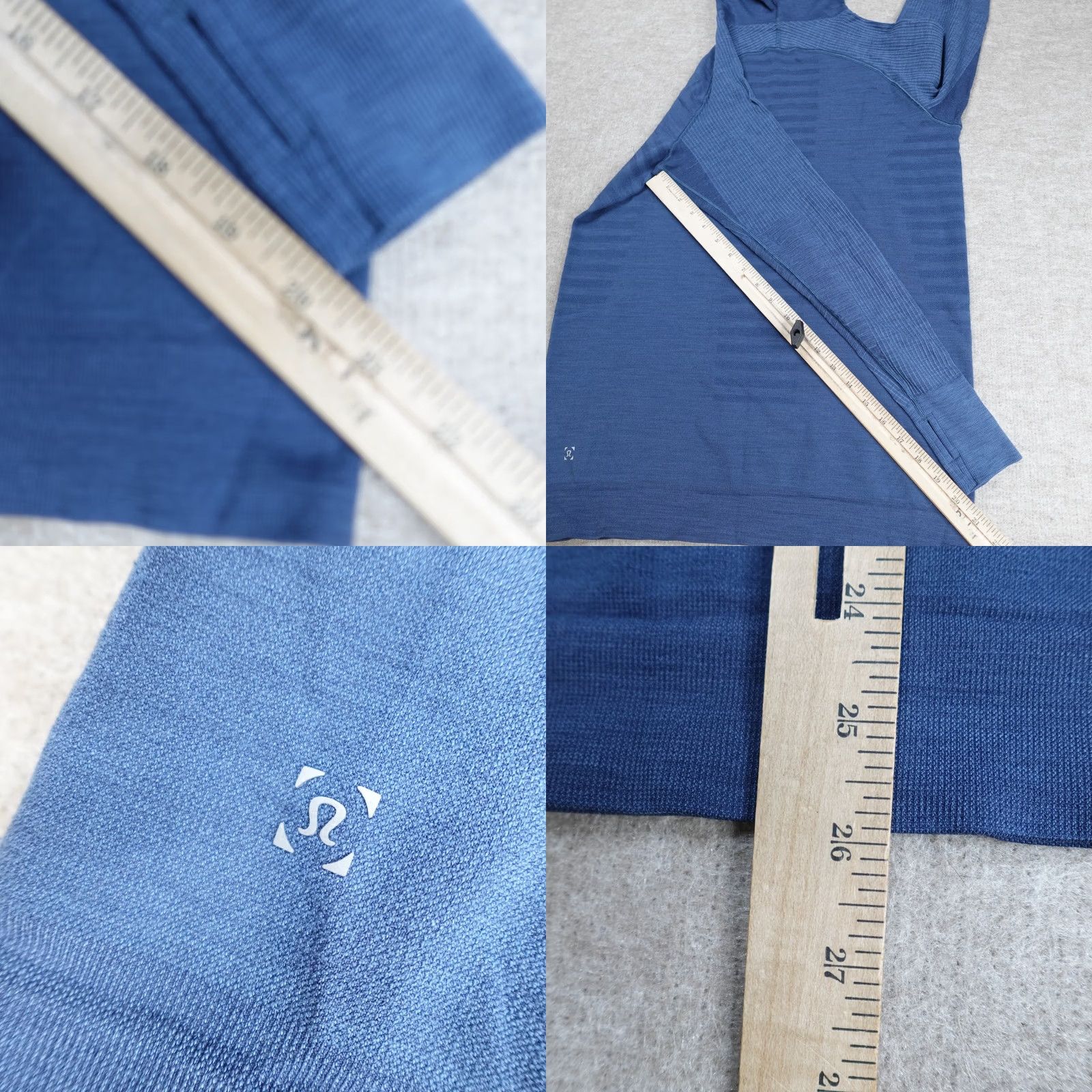Lululemon Lululemon Slim Fit Sweatshirt Hoodie L Blue Thermal Raglan Men's Regular Large Winter Performance Running & Jogging Size US L / EU 52-54 / 3 - 8 Thumbnail