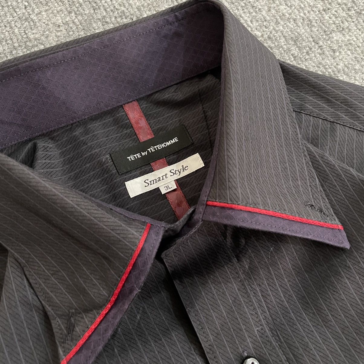 Issey Miyake Issey Miyake Tete Homme Button Up Shirt Workwear Casual Size US XL / EU 56 / 4 - 3 Thumbnail