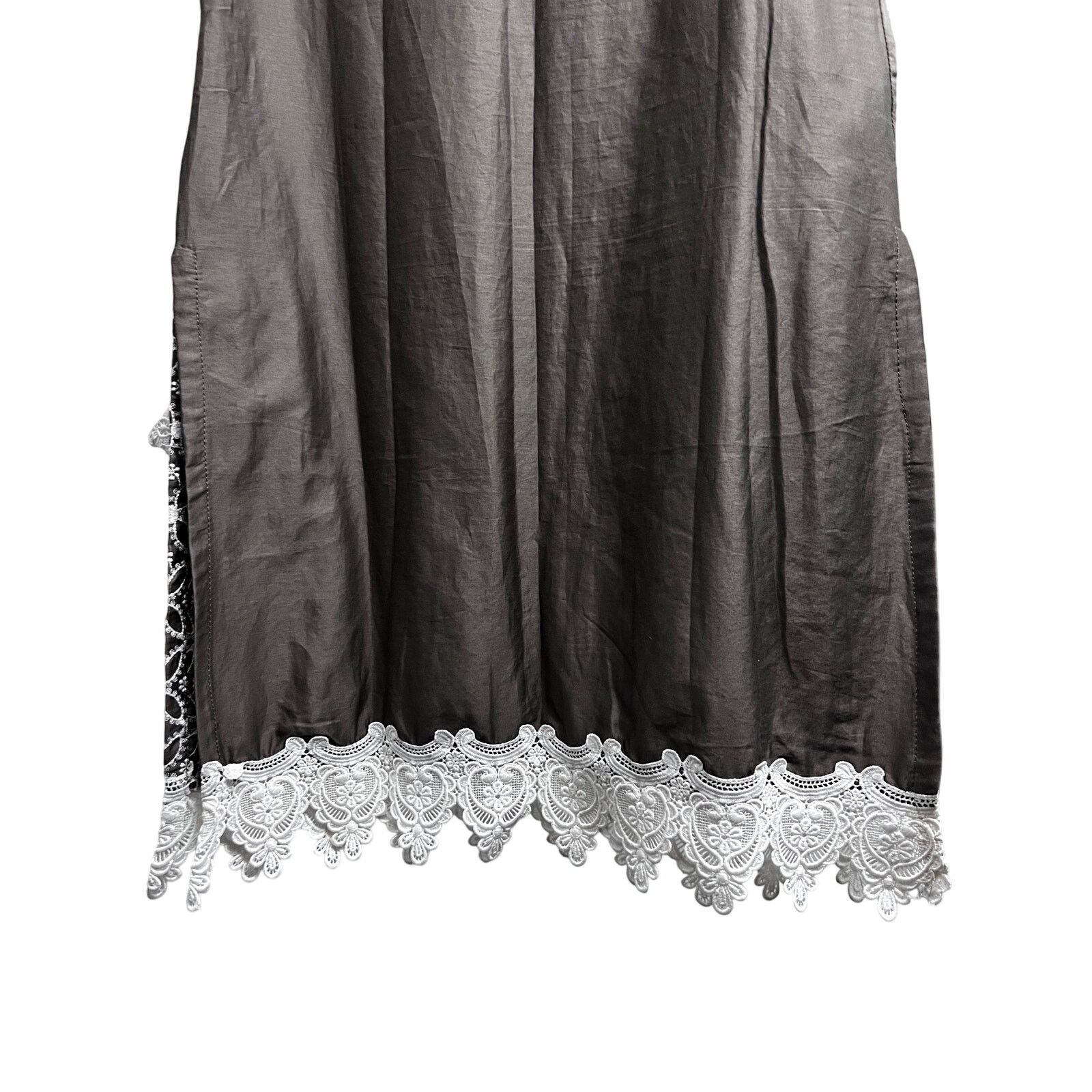 Vintage MUL MUL Vintage Boho Lace Slip On Midi Pullover Dress XS Size XS / US 0-2 / IT 36-38 - 4 Thumbnail