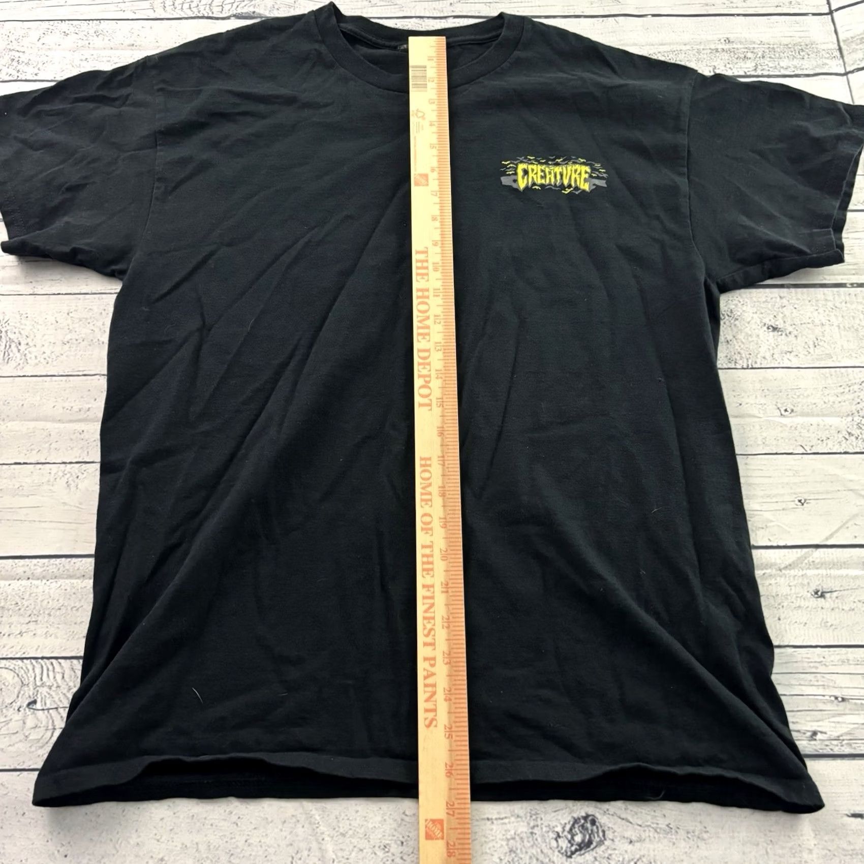 Vintage CREATURE Bat Short Sleeve T Shirt Men L Black Y2K Vintage No N/A Size US L / EU 52-54 / 3 - 2 Thumbnail