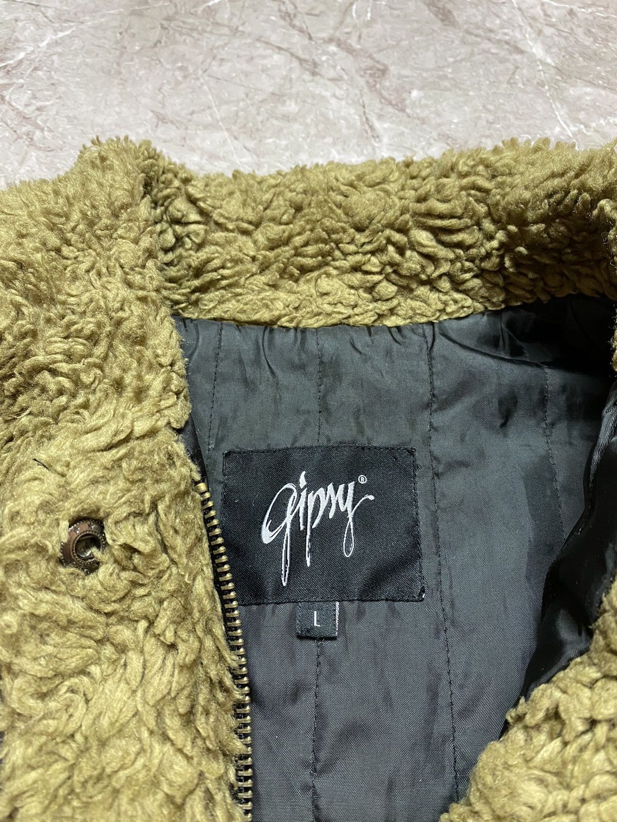 Vintage Vintage Avant-garde alternative faux-fur bomber jacket Size L / US 10 / IT 46 - 10 Thumbnail