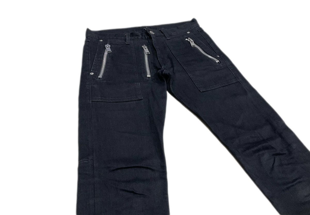 99%IS- 🔥Rare 99%IS Multi Zipper Denim Punk Size US 30 / EU 46 - 3 Thumbnail