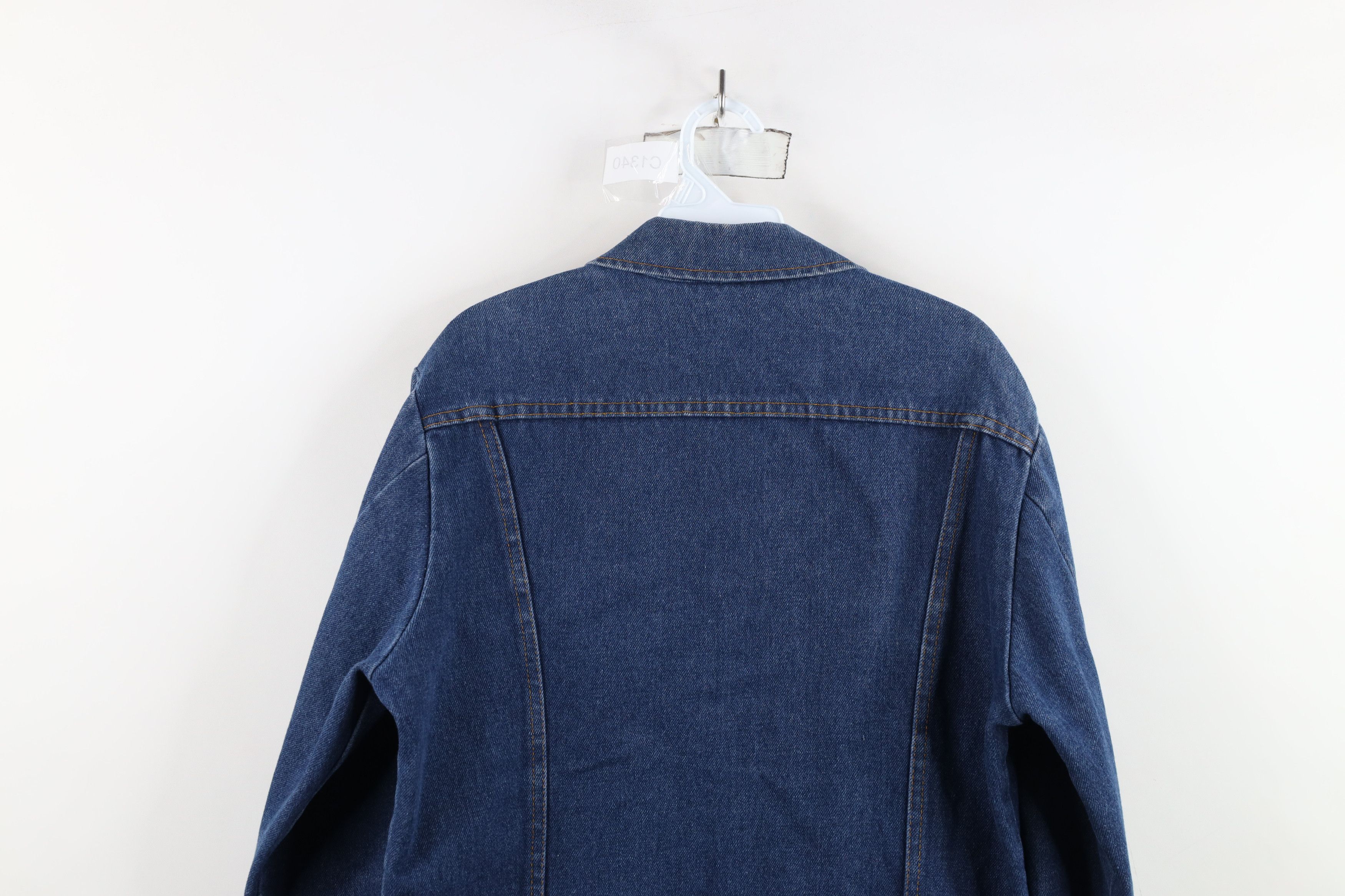 Vintage Vintage 60s 70s Streetwear Jean Trucker Jacket Blue USA Size US L / EU 52-54 / 3 - 12 Thumbnail