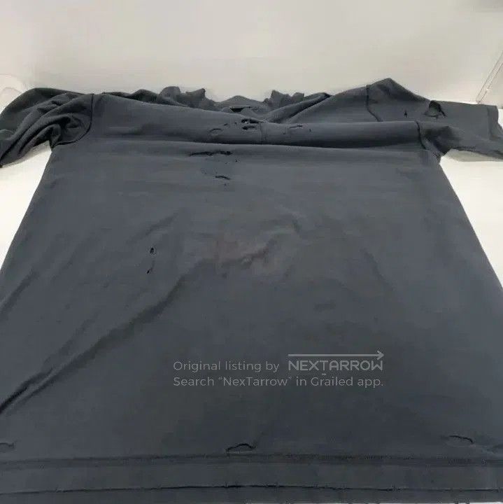 Balenciaga Balenciaga Black Logo Oversized Short Sleeve T. Size US S / EU 44-46 / 1 - 6 Thumbnail