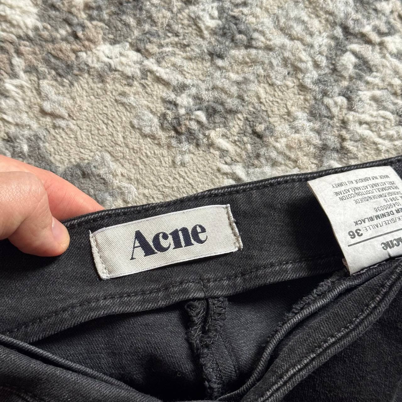 Acne Studios Acne Studios Vader Archive Avant Garde Denim Black Jeans Size 28" / US 6 / IT 42 - 9 Thumbnail