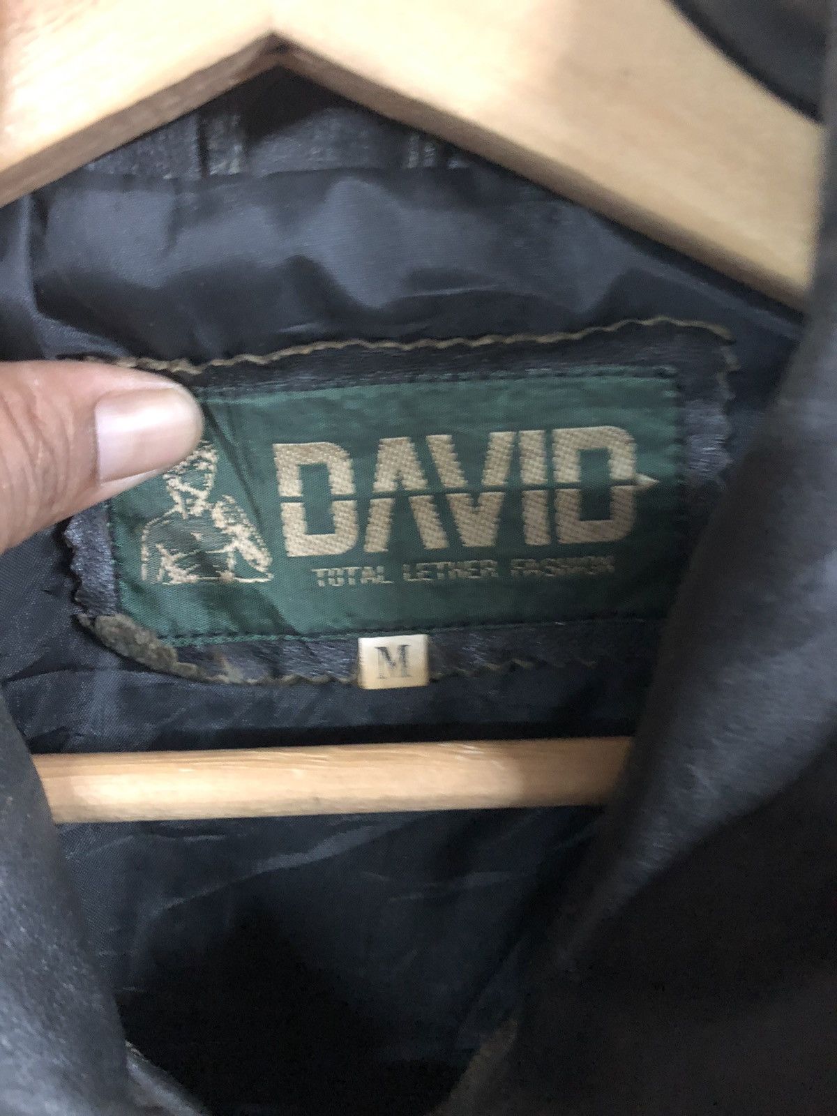 Japanese Brand × Vintage Vintage David Leather Jackets Zipper Up Size US M / EU 48-50 / 2 - 9 Thumbnail