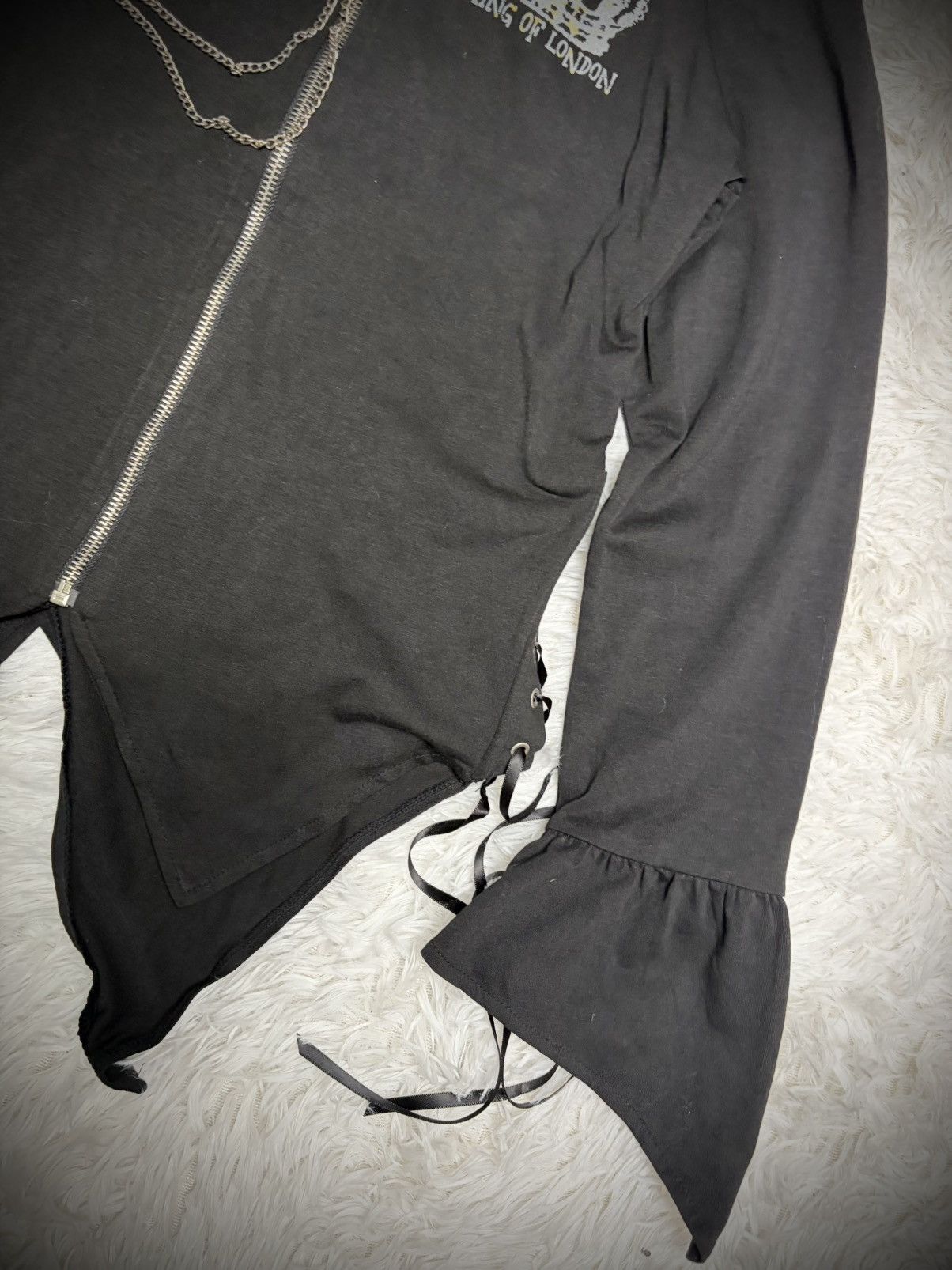Seditionaries Rare Blood Storm vampire hoodie lace up Size US M / EU 48-50 / 2 - 4 Thumbnail