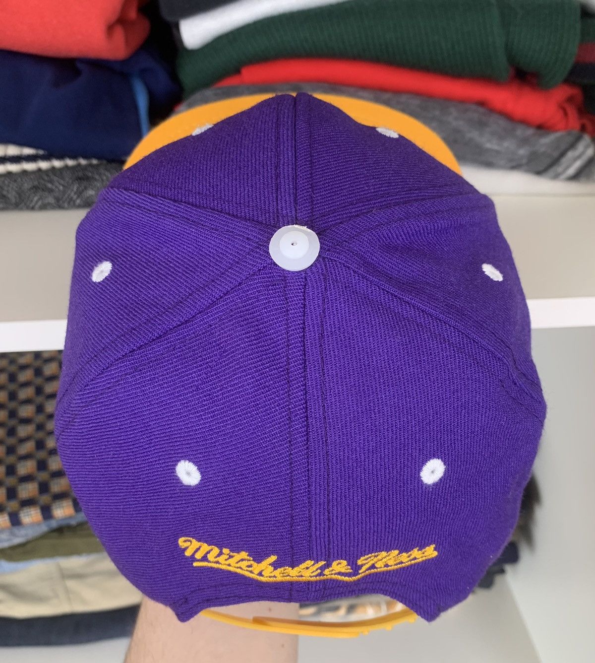 NBA Mitchell & Ness Los Angeles Lakers Cap Hat Size ONE SIZE - 20 Thumbnail