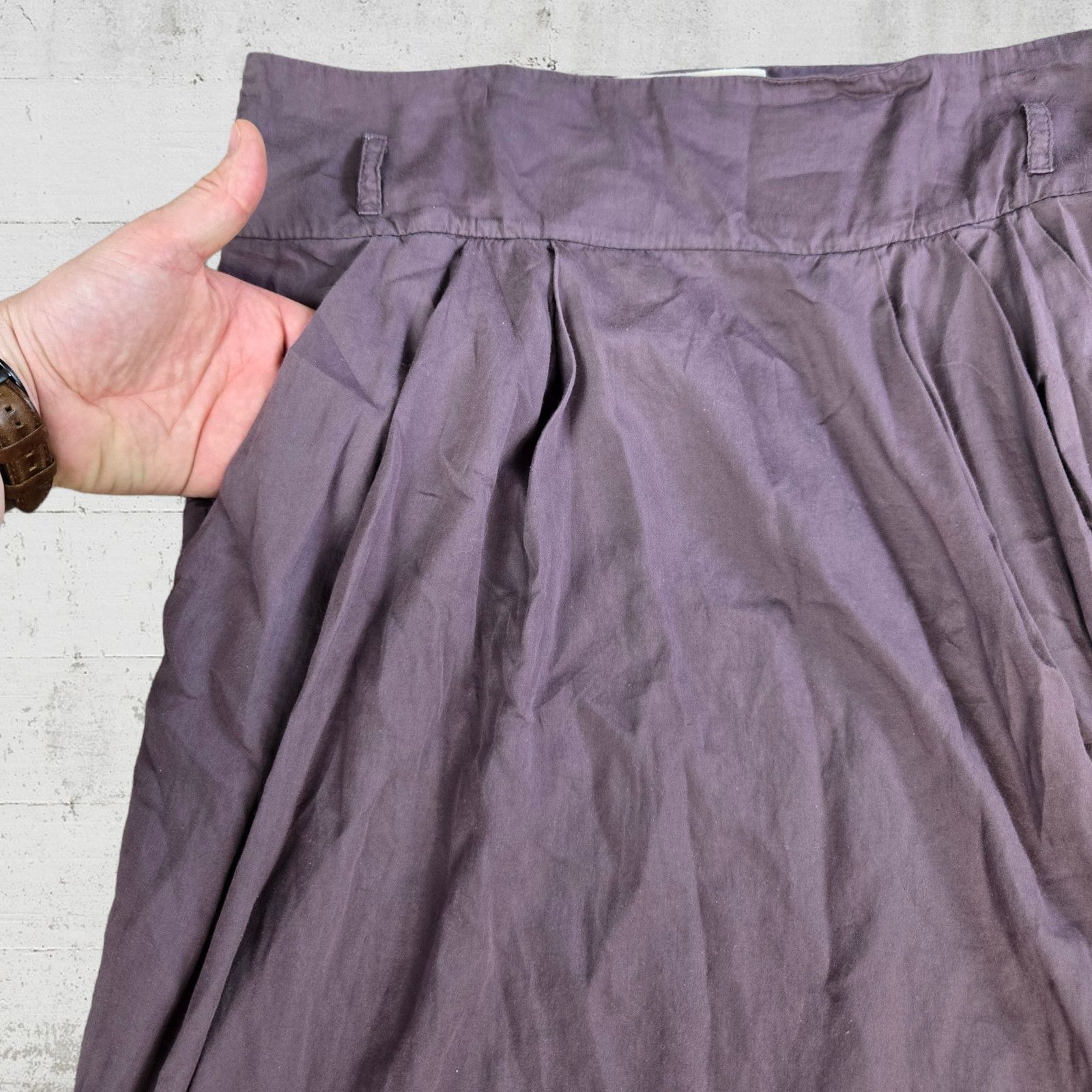 Hache Y2K Hache Purple High Waisted Skirt Size 6 Size 28" / US 6 / IT 42 - 4 Thumbnail