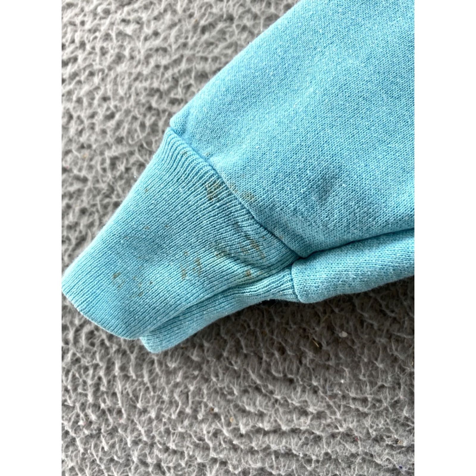 Vintage VINTAGE Ultra Sweats Pannill Blank Blue V-Neck Sweatshirt USA Made SZ 40 Women Pullover 80s Activewear Red/Blu e Size S / US 4 / IT 40 - 5 Thumbnail