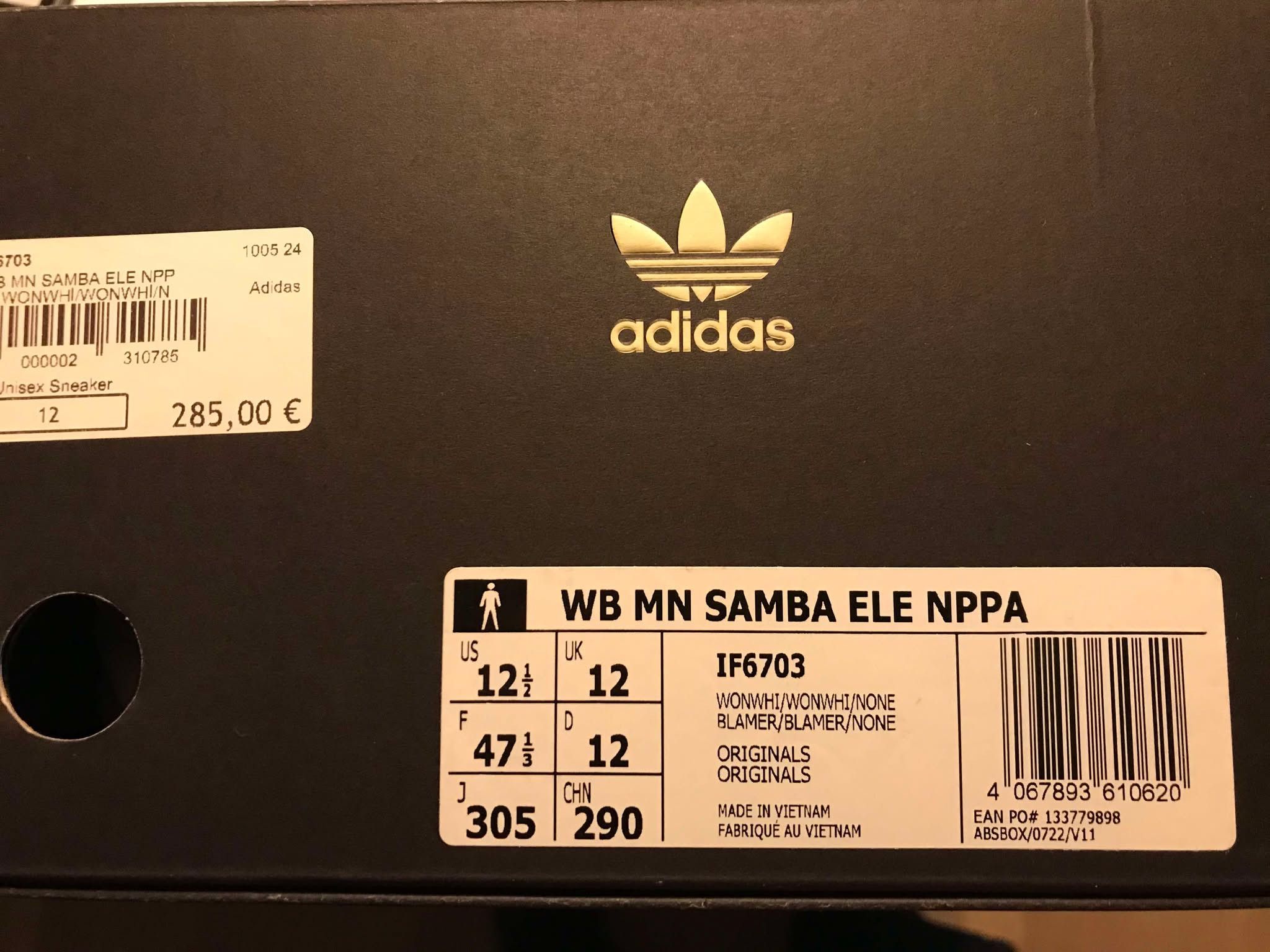 Adidas × Wales Bonner Samba MN Elena Nappa Size US 12.5 / EU 45-46 - 7 Thumbnail