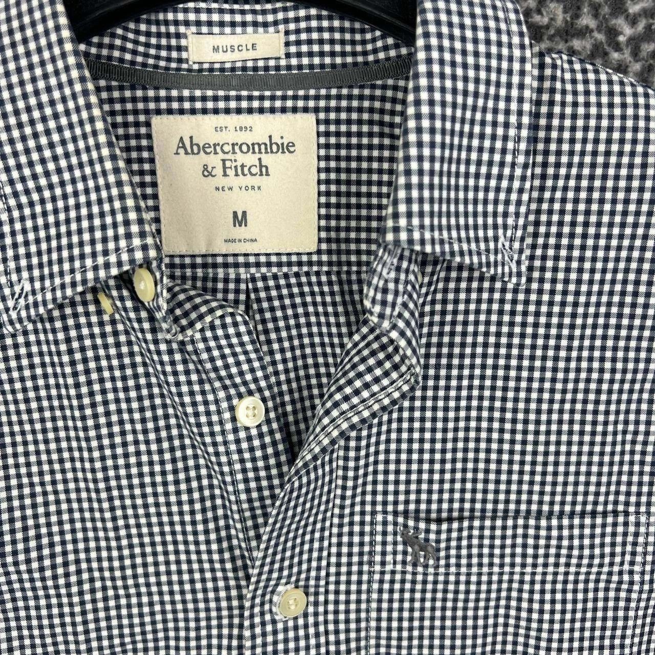 Abercrombie & Fitch Abercrombie & Fitch Button Down Shirt Muscle Fit Gingham M Size US M / EU 48-50 / 2 - 5 Thumbnail