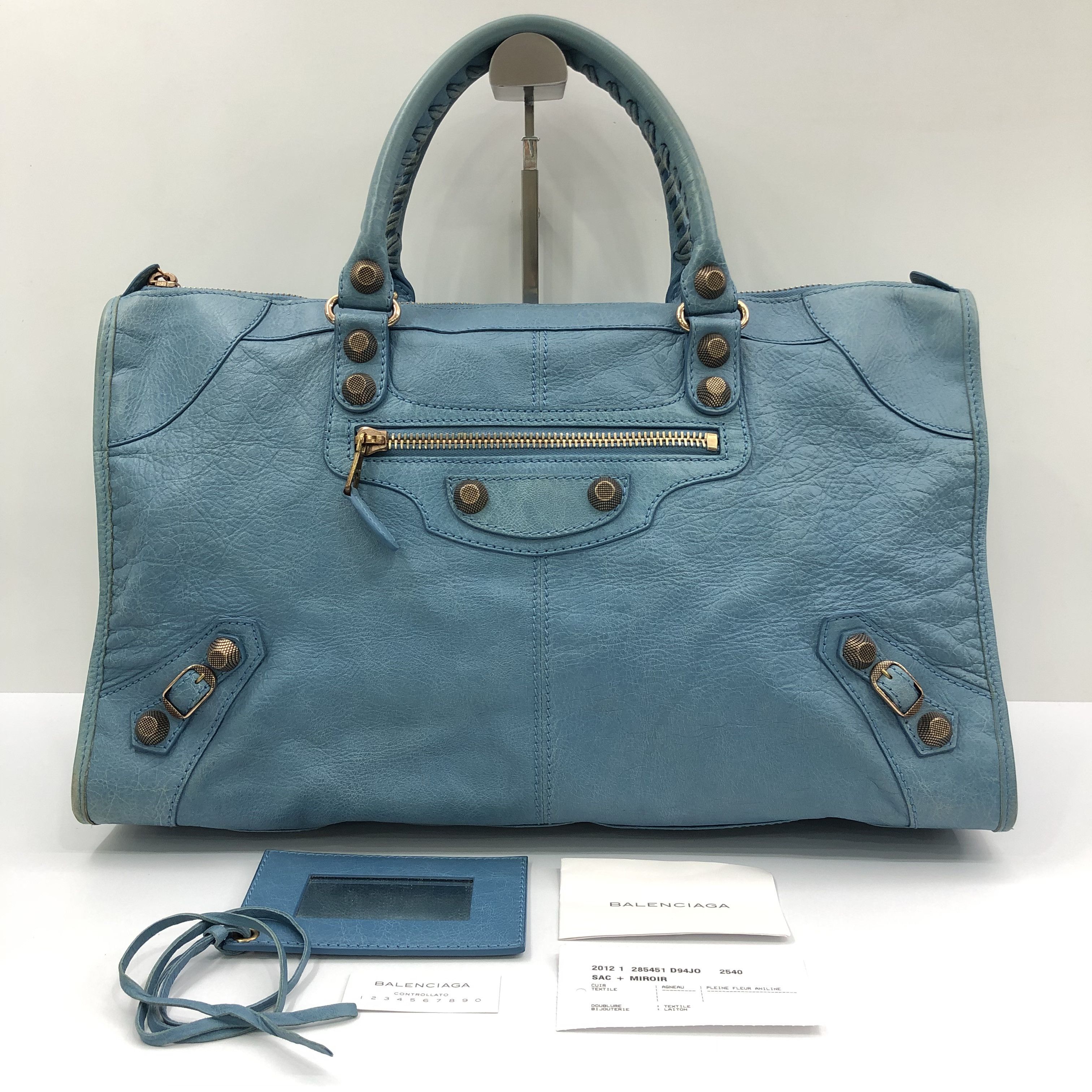 Balenciaga BALENCIAGA 2000s - Giant Work Lambskin Motorcycle City Bag Size ONE SIZE - 3 Thumbnail