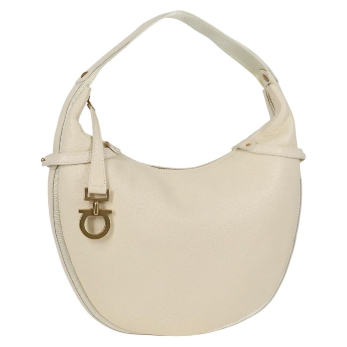 Salvatore Ferragamo Salvatore Ferragamo Gancini Hobo Leather Size ONE SIZE - 1 Thumbnail