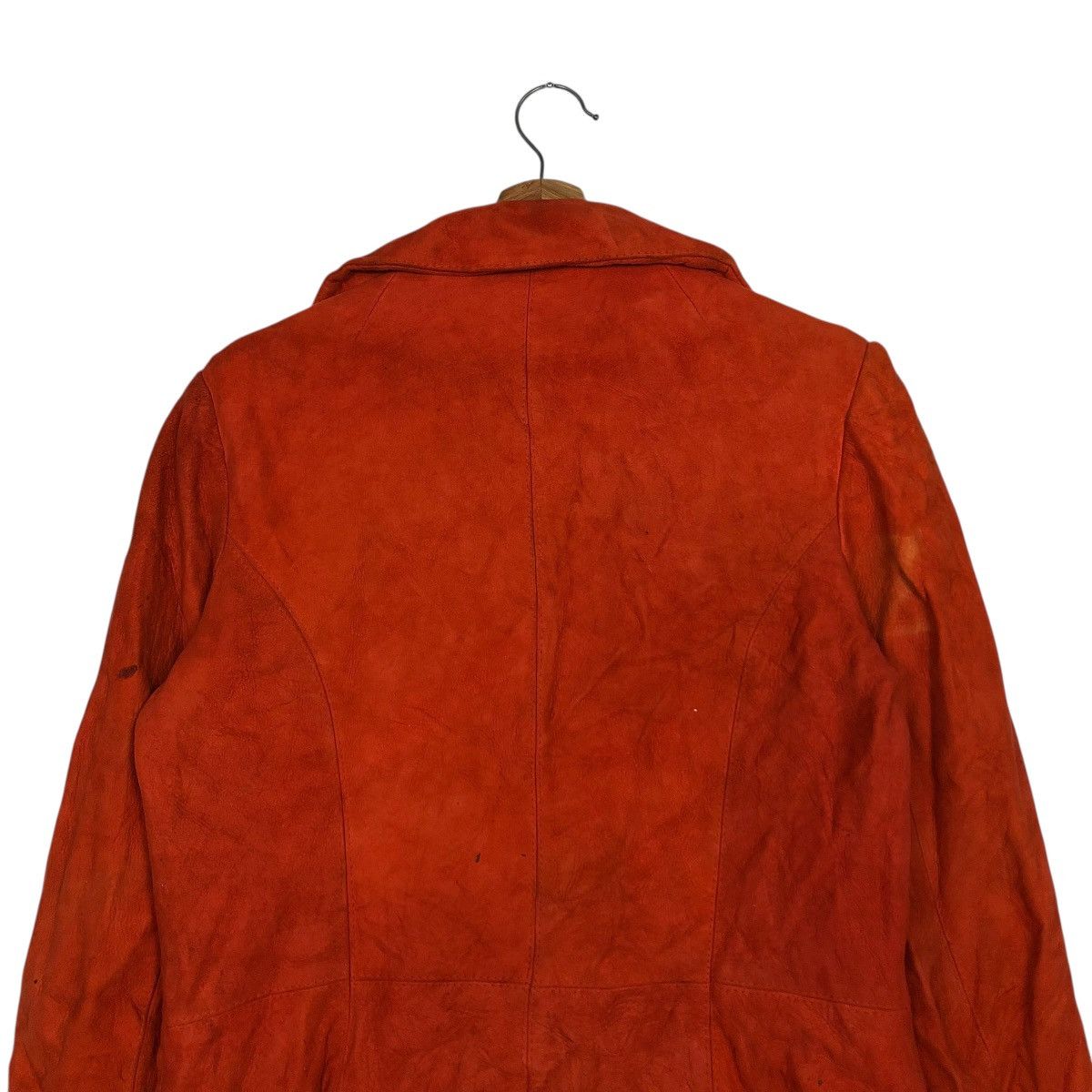 Vintage 🔥VINTAGE CHORE WORK LEATHER JACKET GINATERESA ISSEY MIYAKE Size US M / EU 48-50 / 2 - 11 Thumbnail