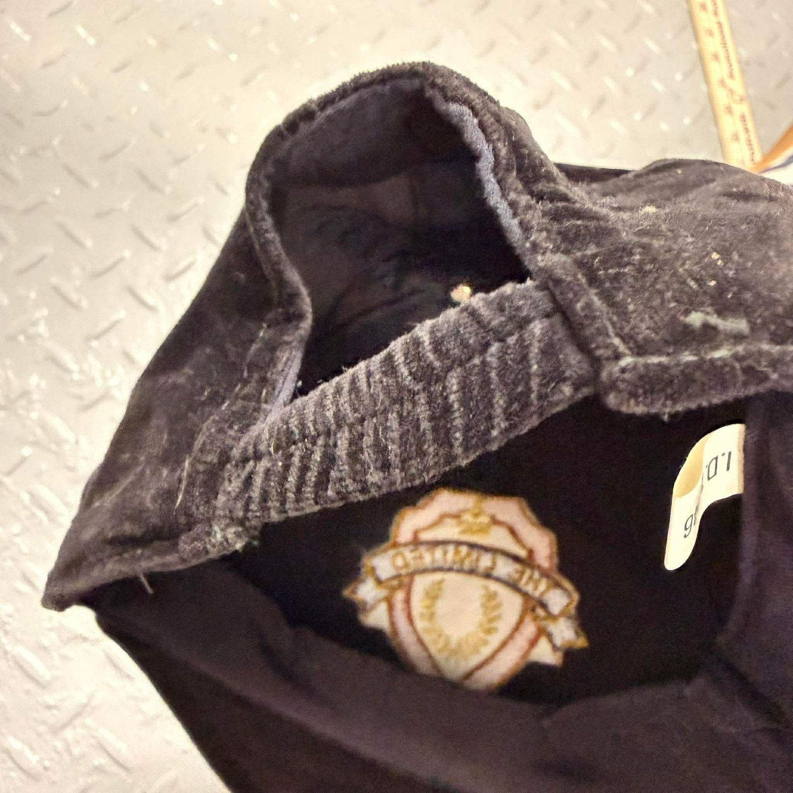Other 1990's The Limited Velvet Crest Logo Baseball Hat Black Gold Size ONE SIZE - 3 Thumbnail
