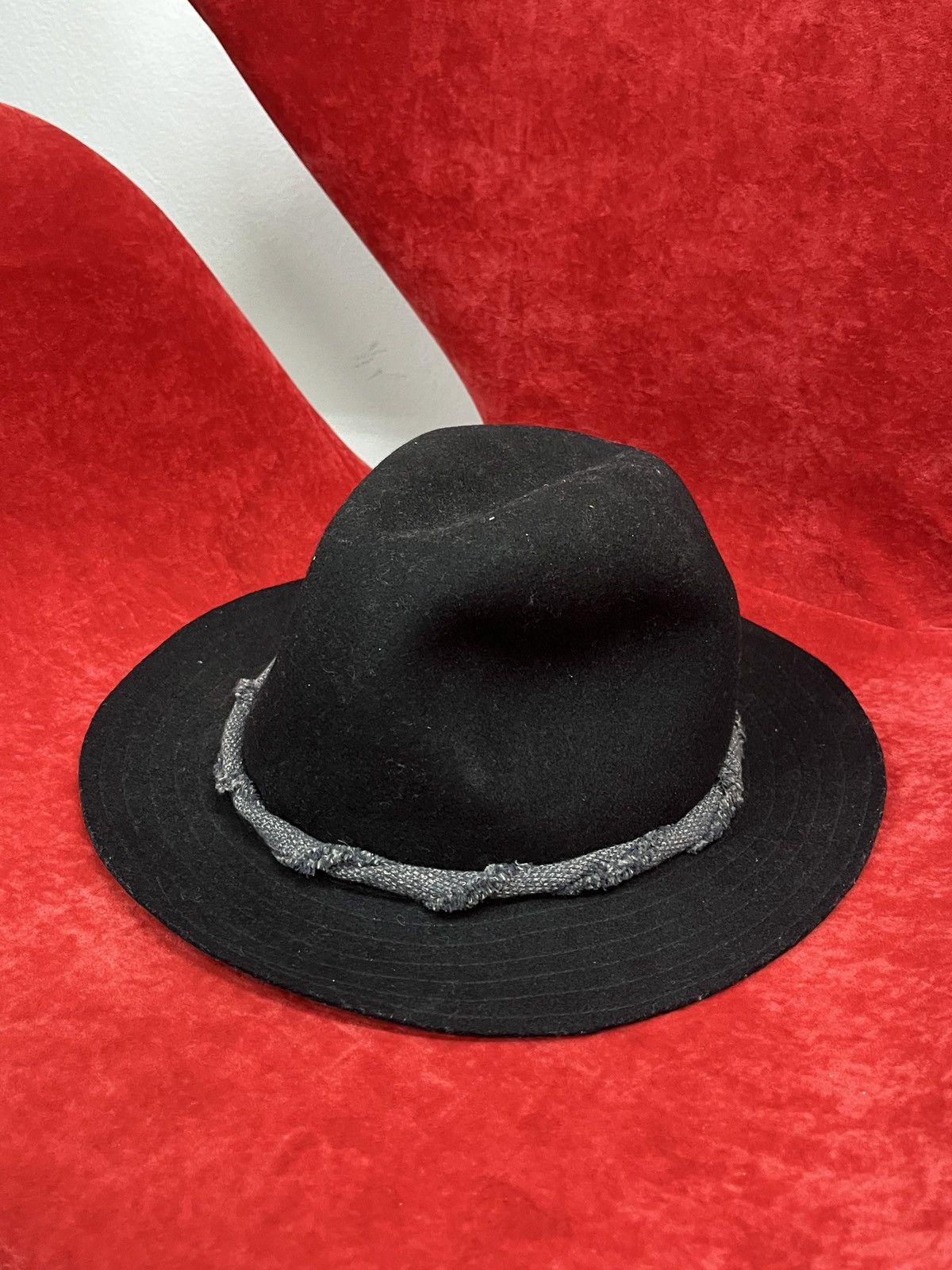 Visvim Blue Blue Japan RRL Hedi Slimane The Soloist Wool Fedora Hat Size ONE SIZE - 3 Thumbnail