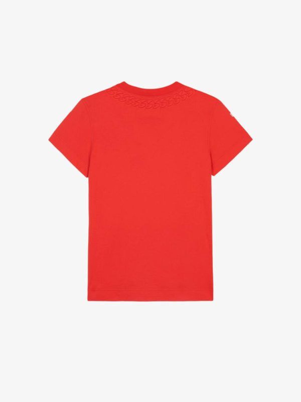 Givenchy o1gr1nt0125 Short Sleeve Classic Fit T-Shirt in Red Size US S / EU 44-46 / 1 - 2 Thumbnail