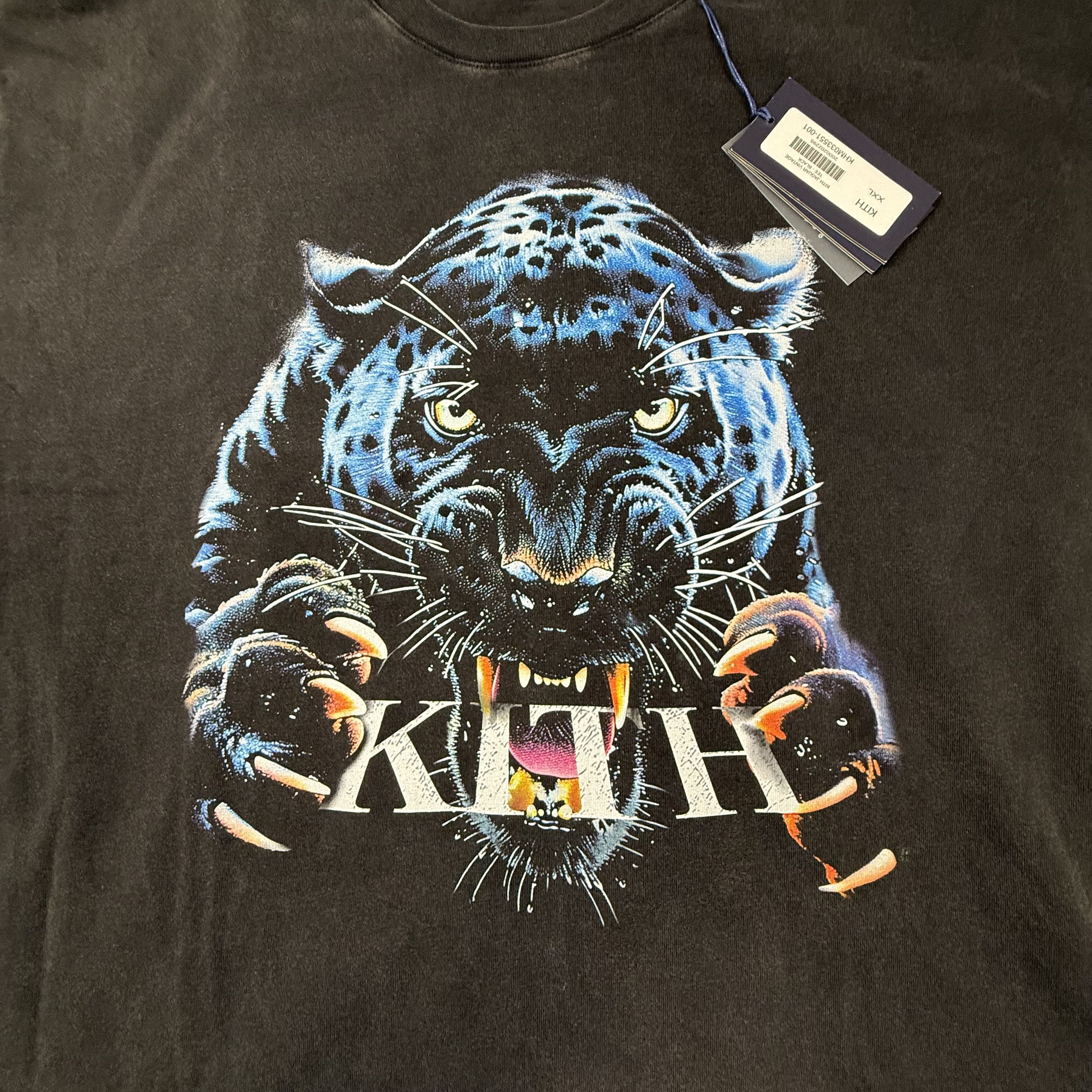 Kith Kith Jaguar Vintage Tee Black Graphic T-Shirt Mens Size US XXL / EU 58 / 5 - 2 Thumbnail