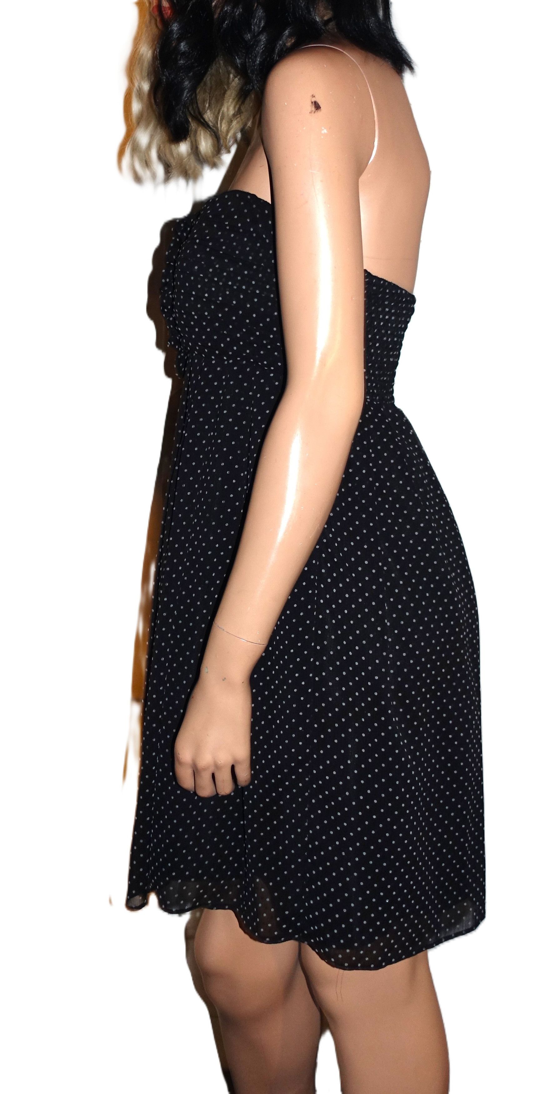 American Rag American Rag Black White Polka Dot Strapless M Size M / US 6-8 / IT 42-44 - 4 Thumbnail