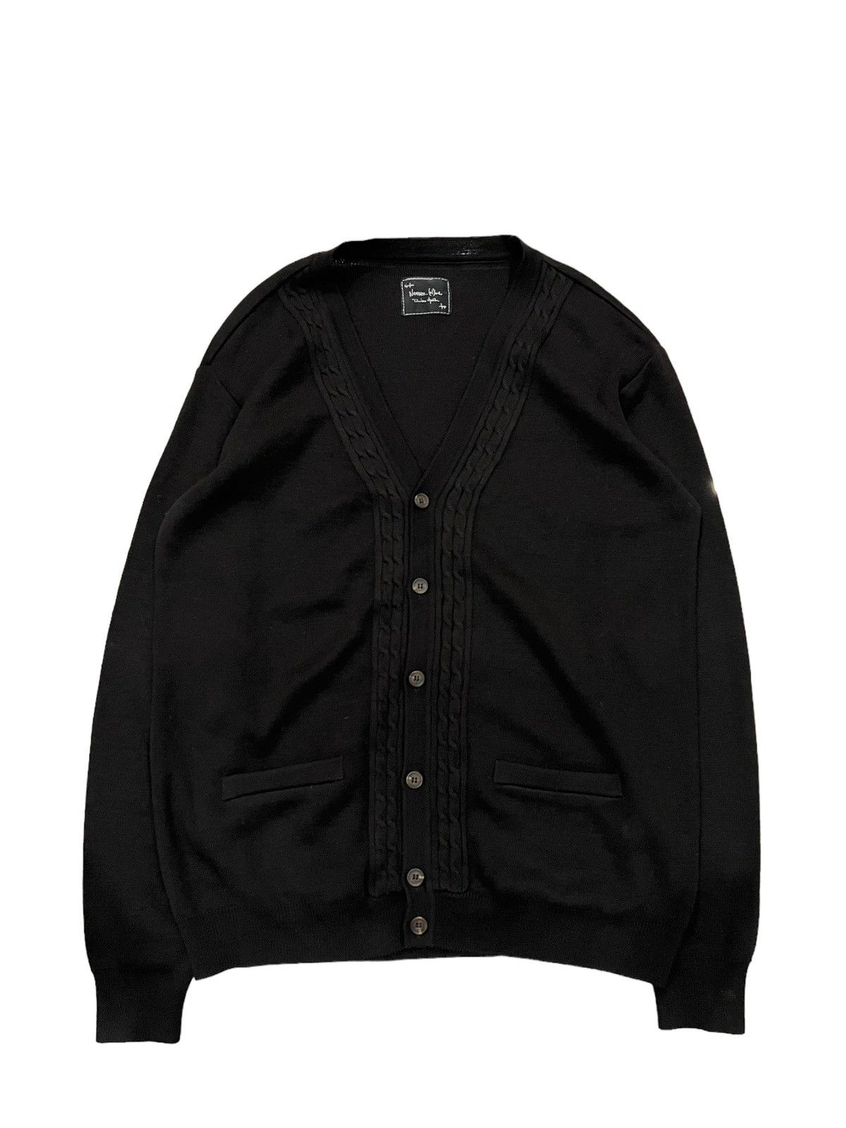 image of Number N Ine x Takahiromiyashita The Soloist Ss09 Number Nine ‘Lonesome Heroes’ Braided Cardigan in