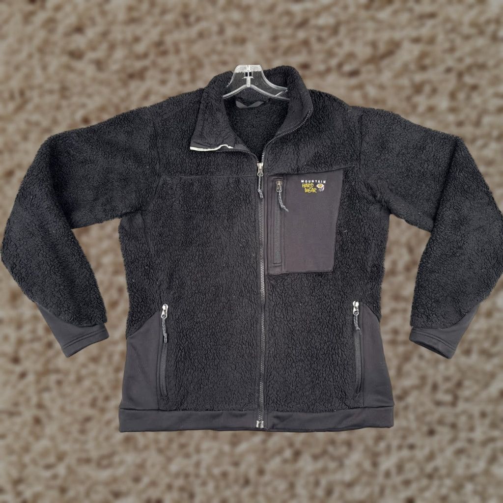 Mountain Hardwear Mountain Hardwear Jacket Womens Medium Black Full Zip Deep Pile Fleece Polyester Size M / US 6-8 / IT 42-44 - 1 Thumbnail