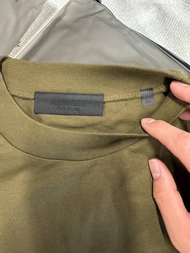Fear of God Fear of God Essentials Jersey Crewneck Tee Olive Size US XXL / EU 58 / 5 - 2 Thumbnail