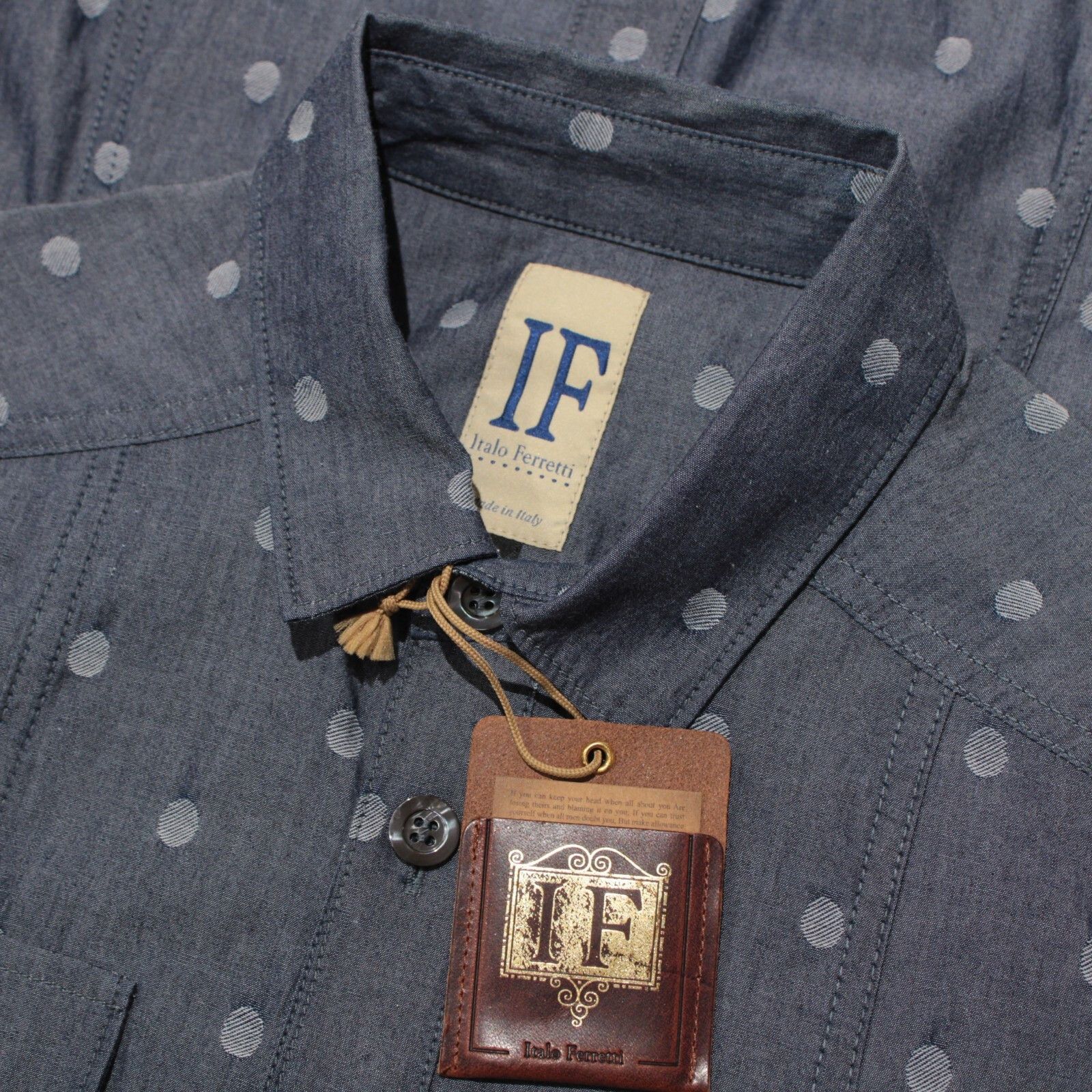 Other Italo Ferretti New with tags Shirt Size M US In Blue Size US M / EU 48-50 / 2 - 1 Thumbnail