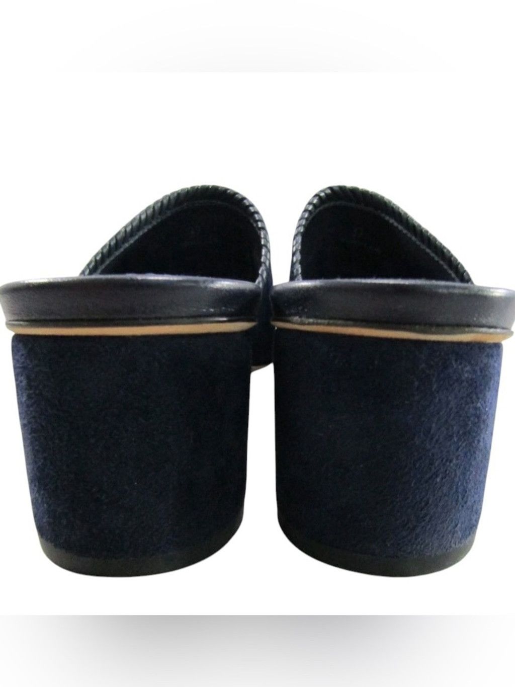 Tod's Tod's Suede Mules Navy Blue MSRP $645 Size US 7 / IT 37 - 5 Thumbnail
