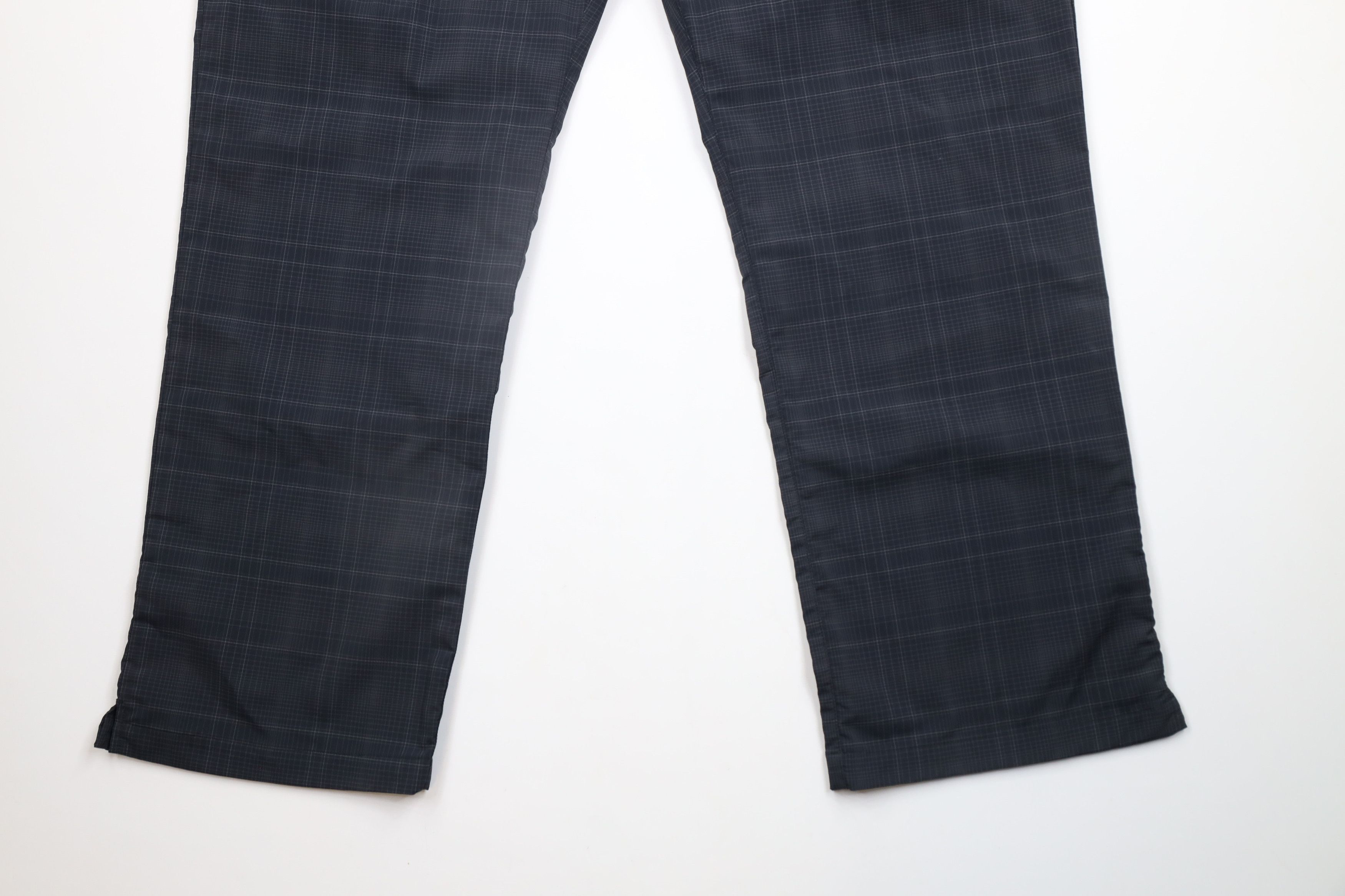 Under Armour × Vintage Under Armour Wide Leg Tech Golfing Chino Pants Gray Plaid Size US 40 / EU 56 - 4 Thumbnail