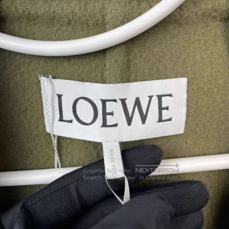 Loewe Loewe Military Green Double Breasted Long Reversible Coat Size XXS / US 00 / IT 34 - 6 Thumbnail