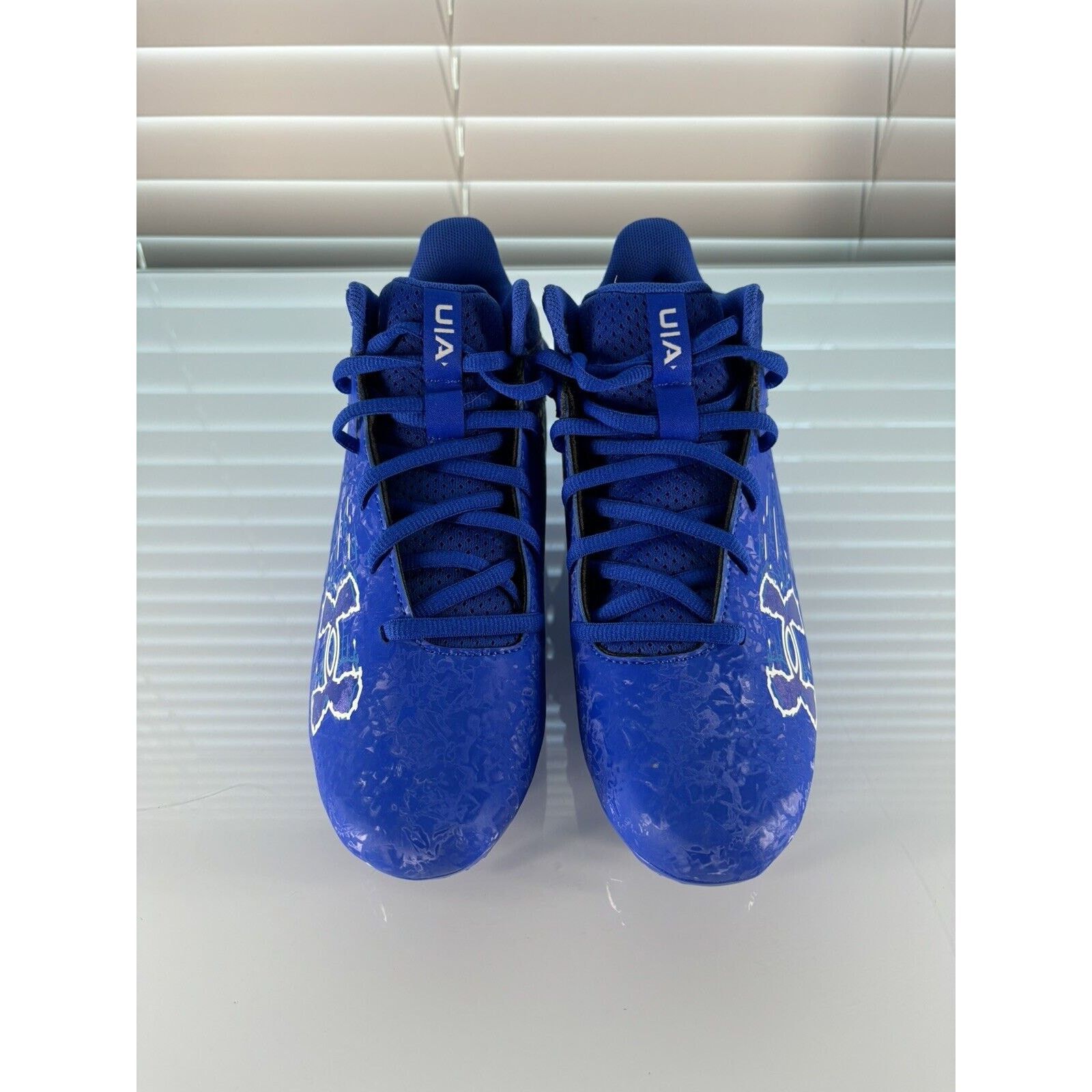 Under Armour NEW Under Armour Blur MC Youth Royal Football Cleats Sz 5 Size US 5 / EU 37 - 2 Thumbnail