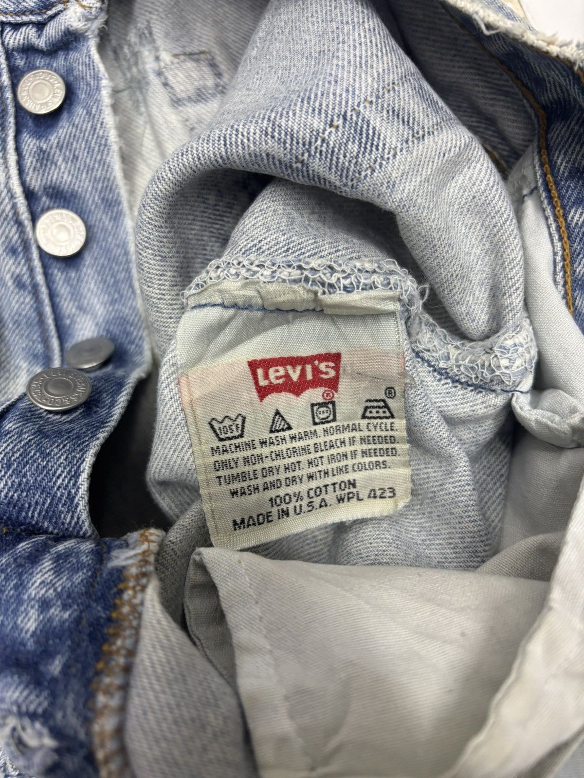Levi's Vintage LEVIS 501 Kurt Cobain Distressed Denim Jeans Style Size US 31 - 12 Thumbnail
