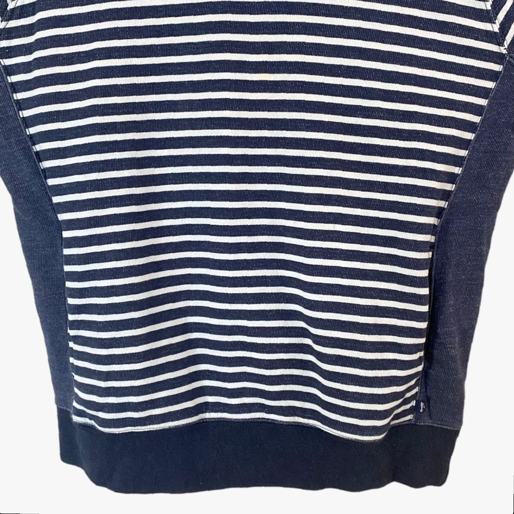 Levi's Levi's Striped Pullover Crewneck Sweatshirt Mens XL Navy Blue White Long Sleeve Size US XL / EU 56 / 4 - 6 Thumbnail
