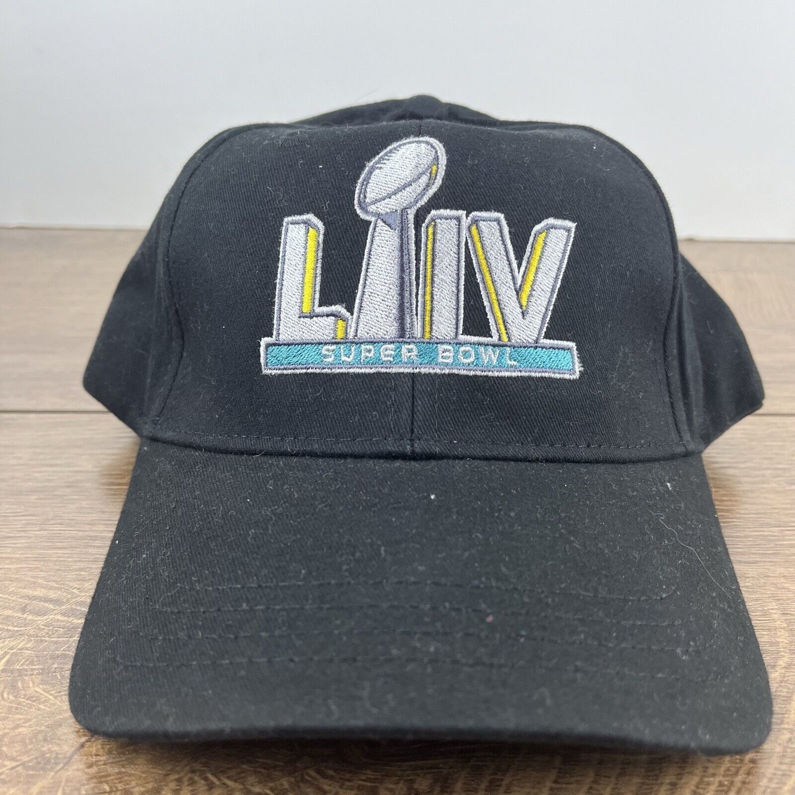 Other Super Bowl 53 Hat LIIV Hat Black Hat Adjustable NFL Black Ad Size ONE SIZE - 4 Thumbnail