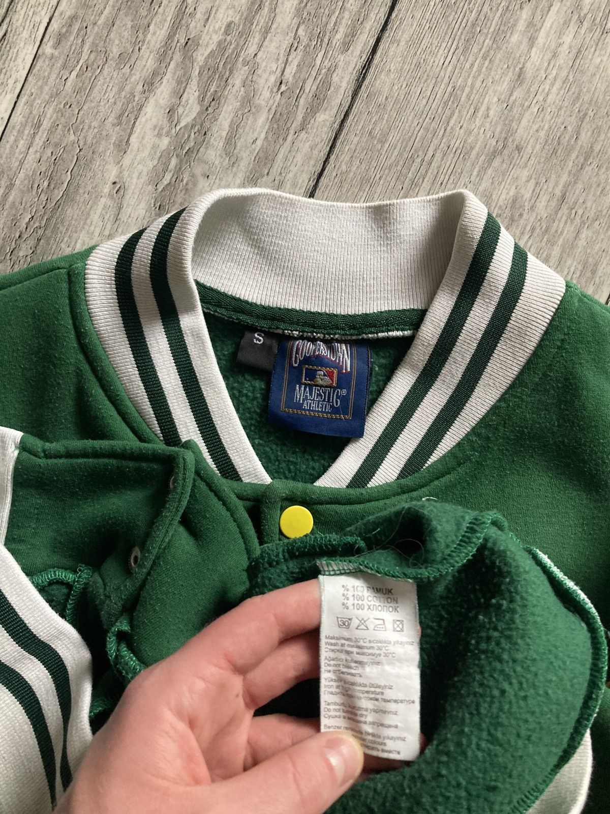 Majestic Vintage majestic oakland athletics mlb bomber varsity jacket Size US S / EU 44-46 / 1 - 8 Thumbnail