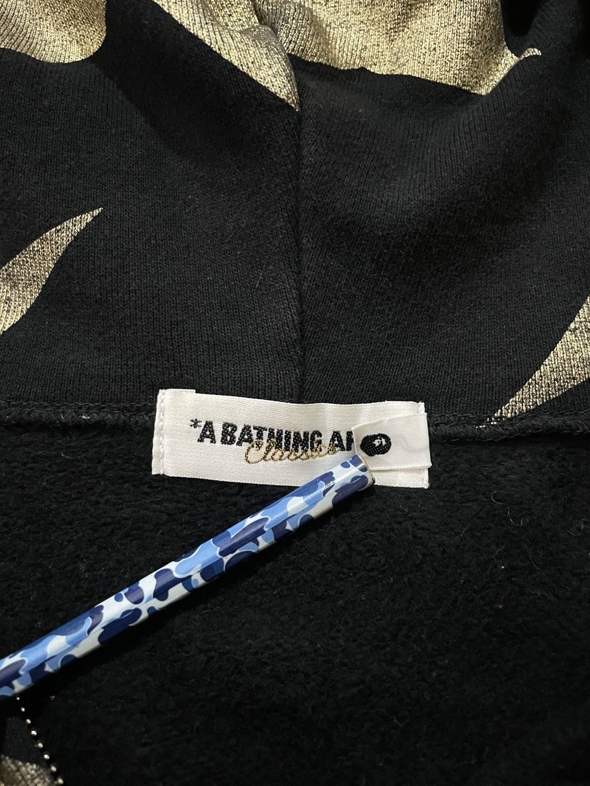 Bape OG Bape Bapesta Fullzip Hoodie Black Gold Size US L / EU 52-54 / 3 - 9 Thumbnail