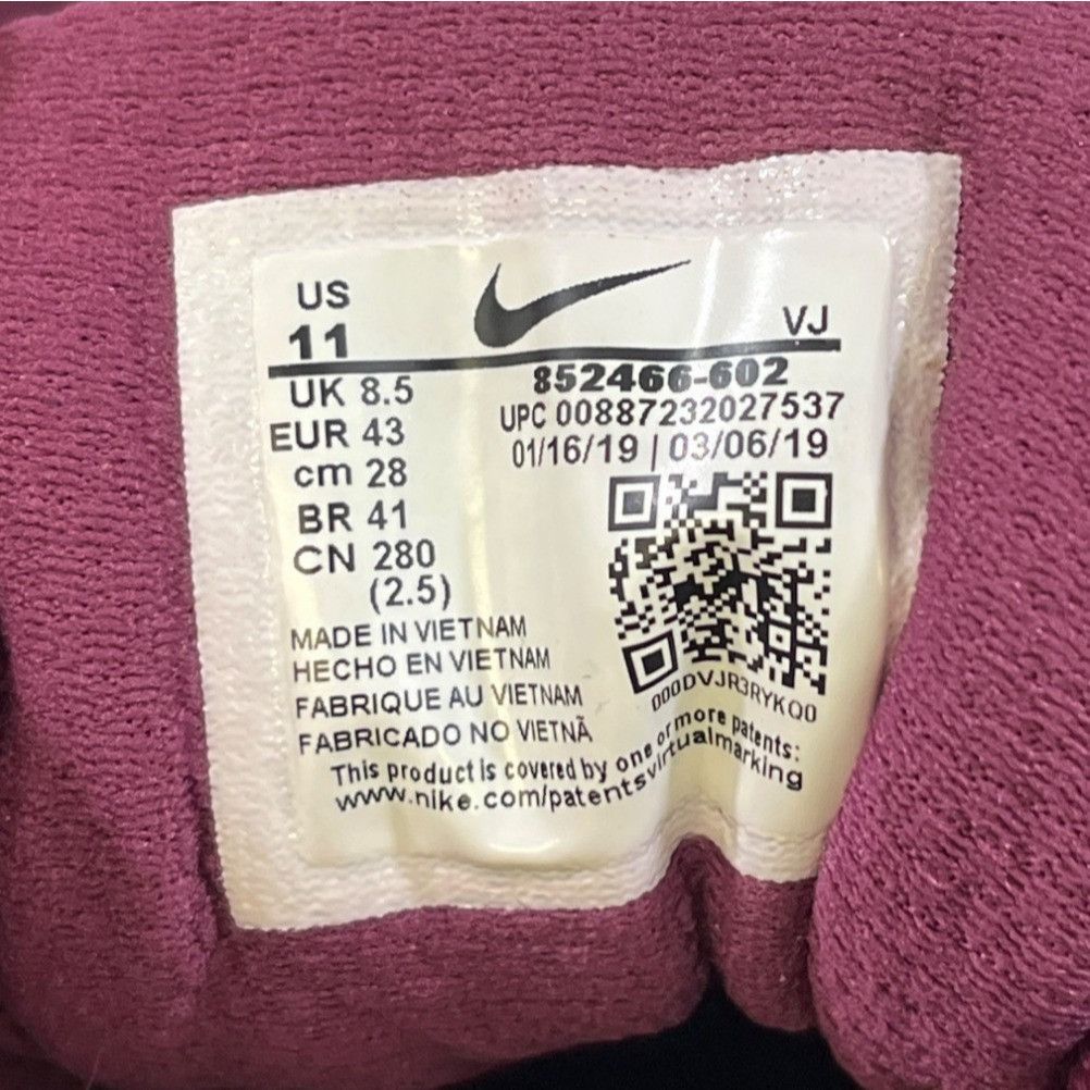 Nike Nike Women's Wine Running Shoes/Sneakers Sz 11 SKU 4973 Size US 11 / IT 41 - 7 Thumbnail