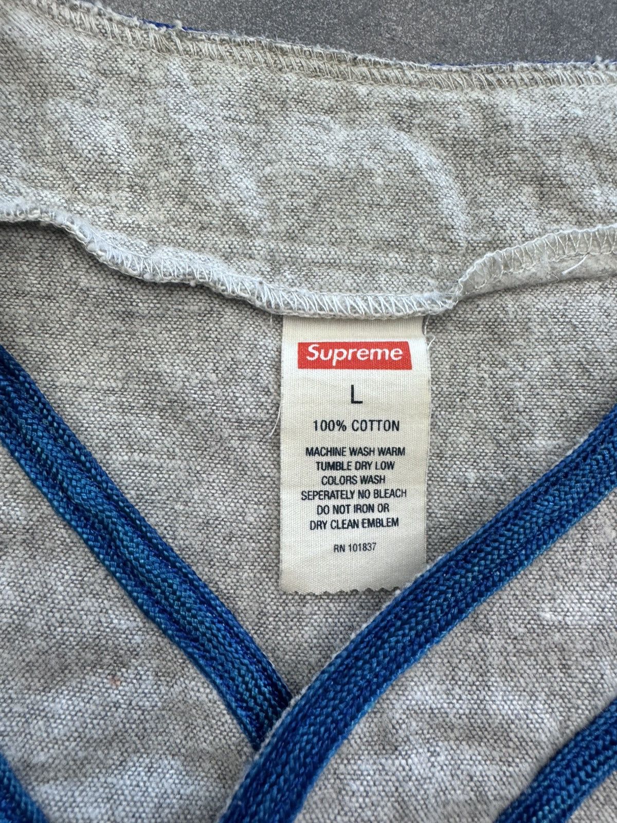 Supreme SS10 Supreme Baseball Jersey Size US L / EU 52-54 / 3 - 4 Thumbnail