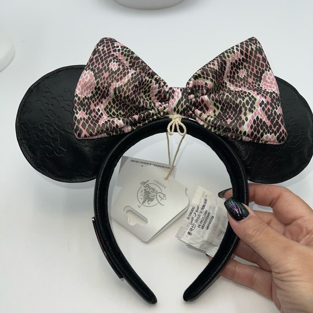 Disney Disney Loungefly Animal Kingdom Faux Snake and Leather Minnie Ears Size ONE SIZE - 1 Thumbnail