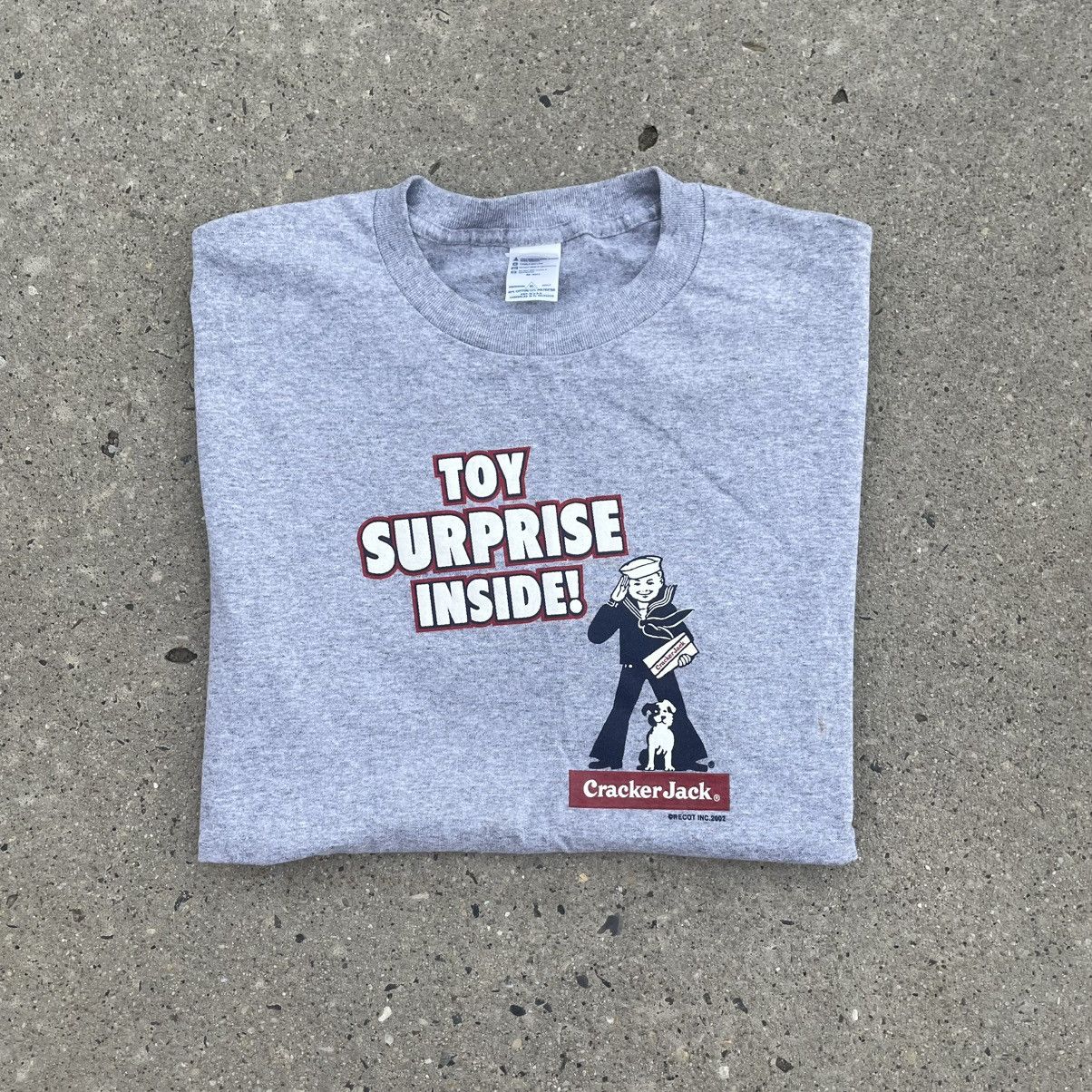 Delta × Vintage Vintage 2002 Cracker Jack “Toy Surprise Inside” T-Shirt Size US XL / EU 56 / 4 - 4 Thumbnail